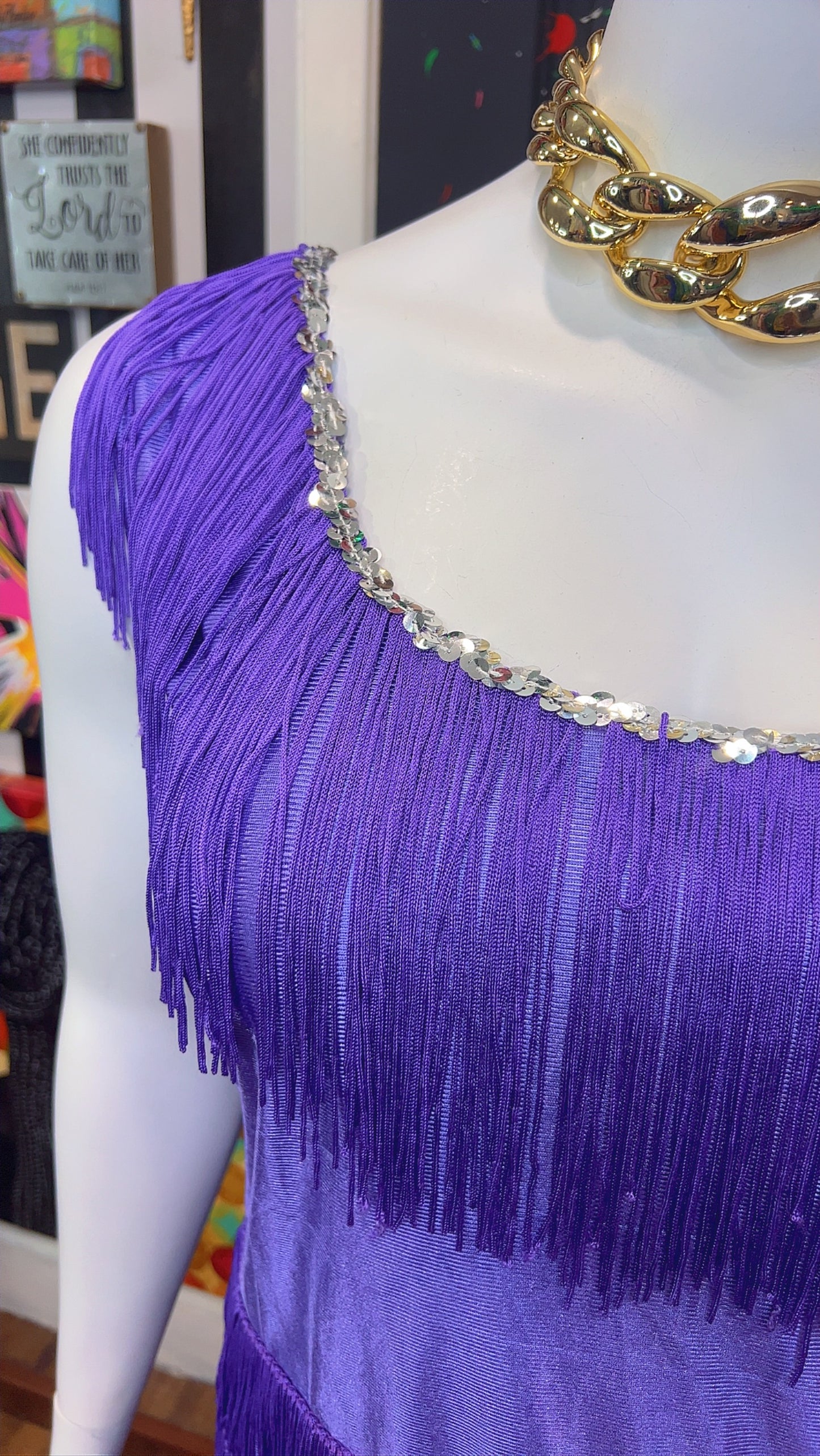 Purple Fringe Dress (24)