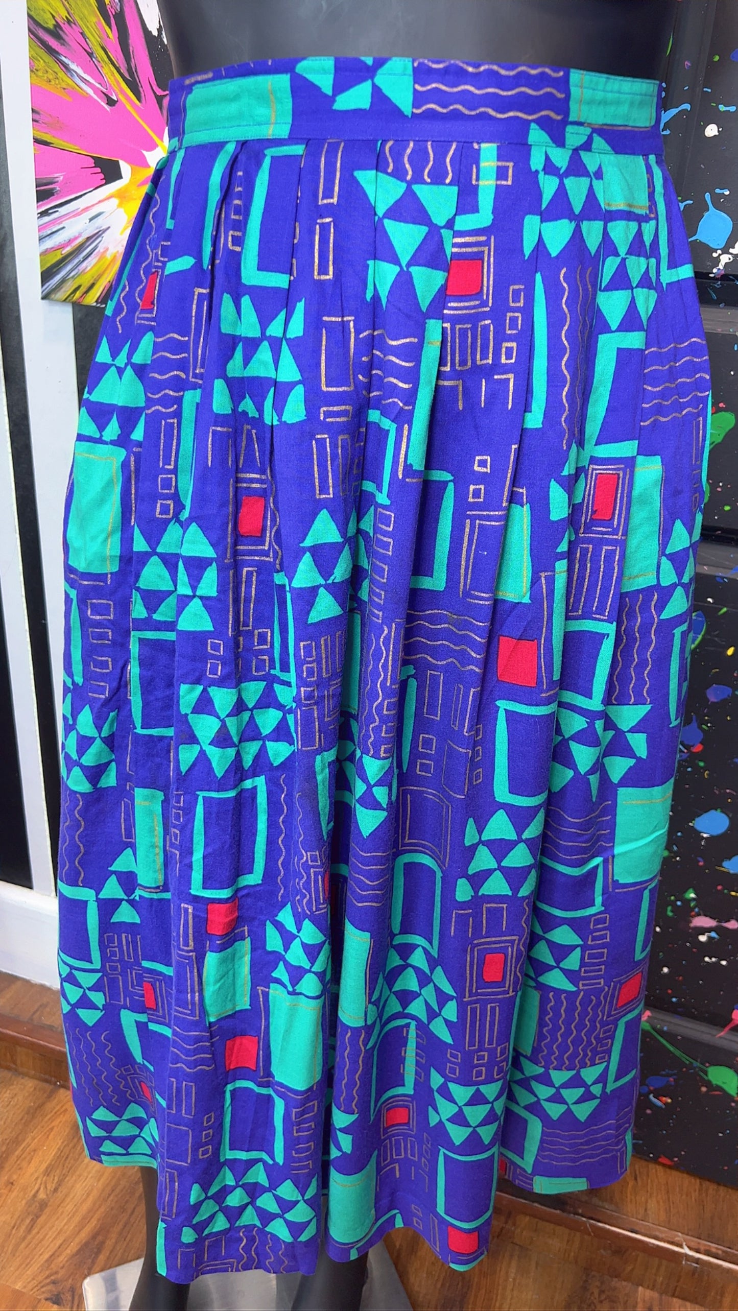 Vintage Abstract Skirt (16)