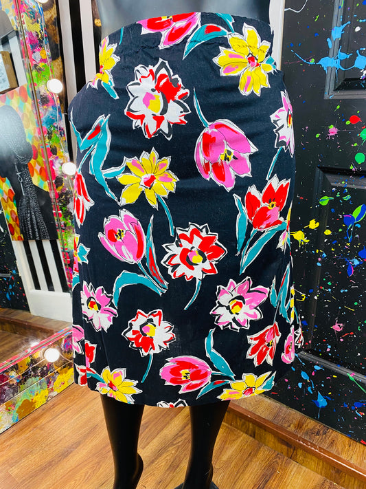 Vintage Floral Skirt