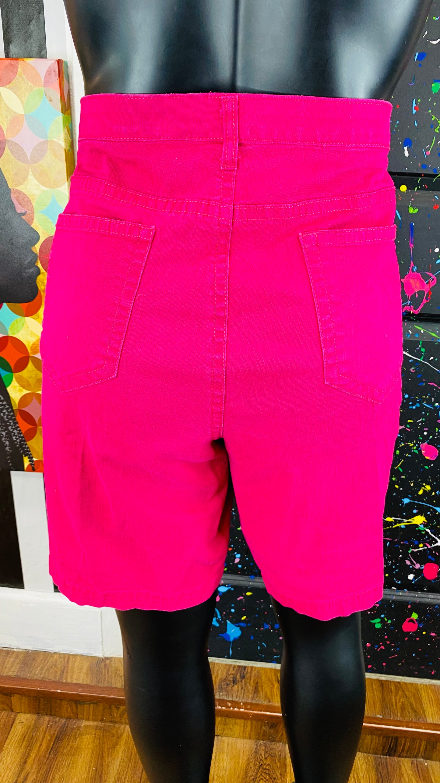 Faded Glory Pink Denim Shorts