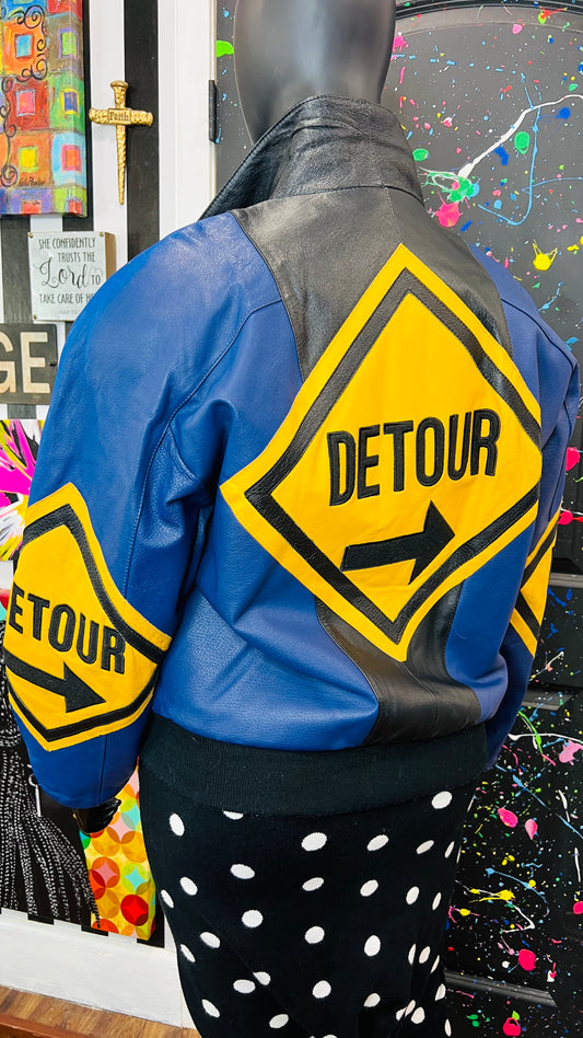 Vintage Genuine Leather Detour Jacket (18)