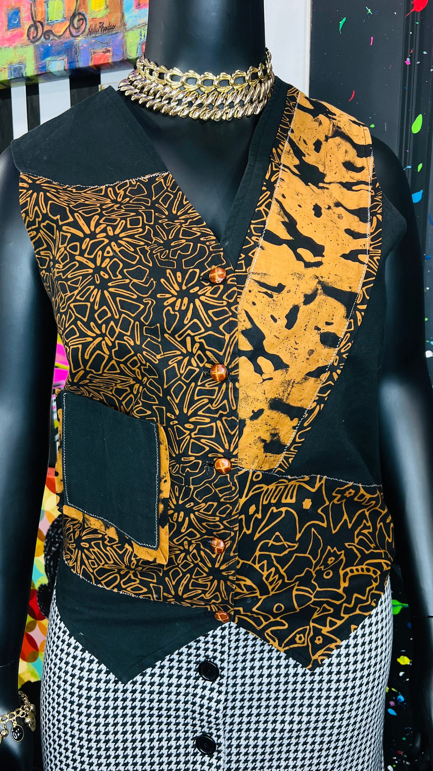 Vintage Traditional African Vest (16)