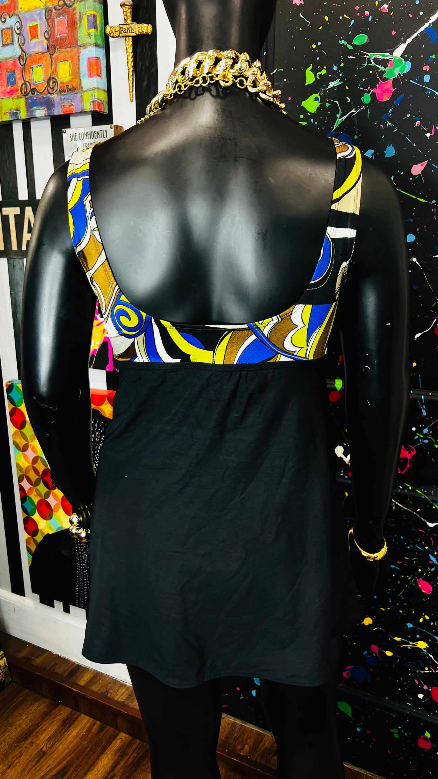 Vintage Abstract Swim Suit (20/22)