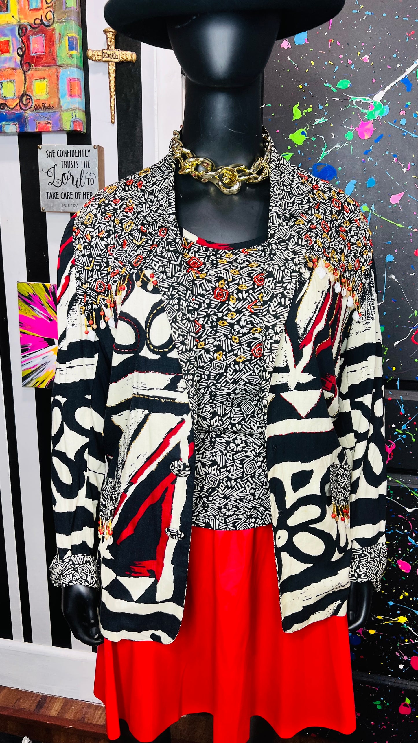 Vintage Blazer & Blouse Set (16)