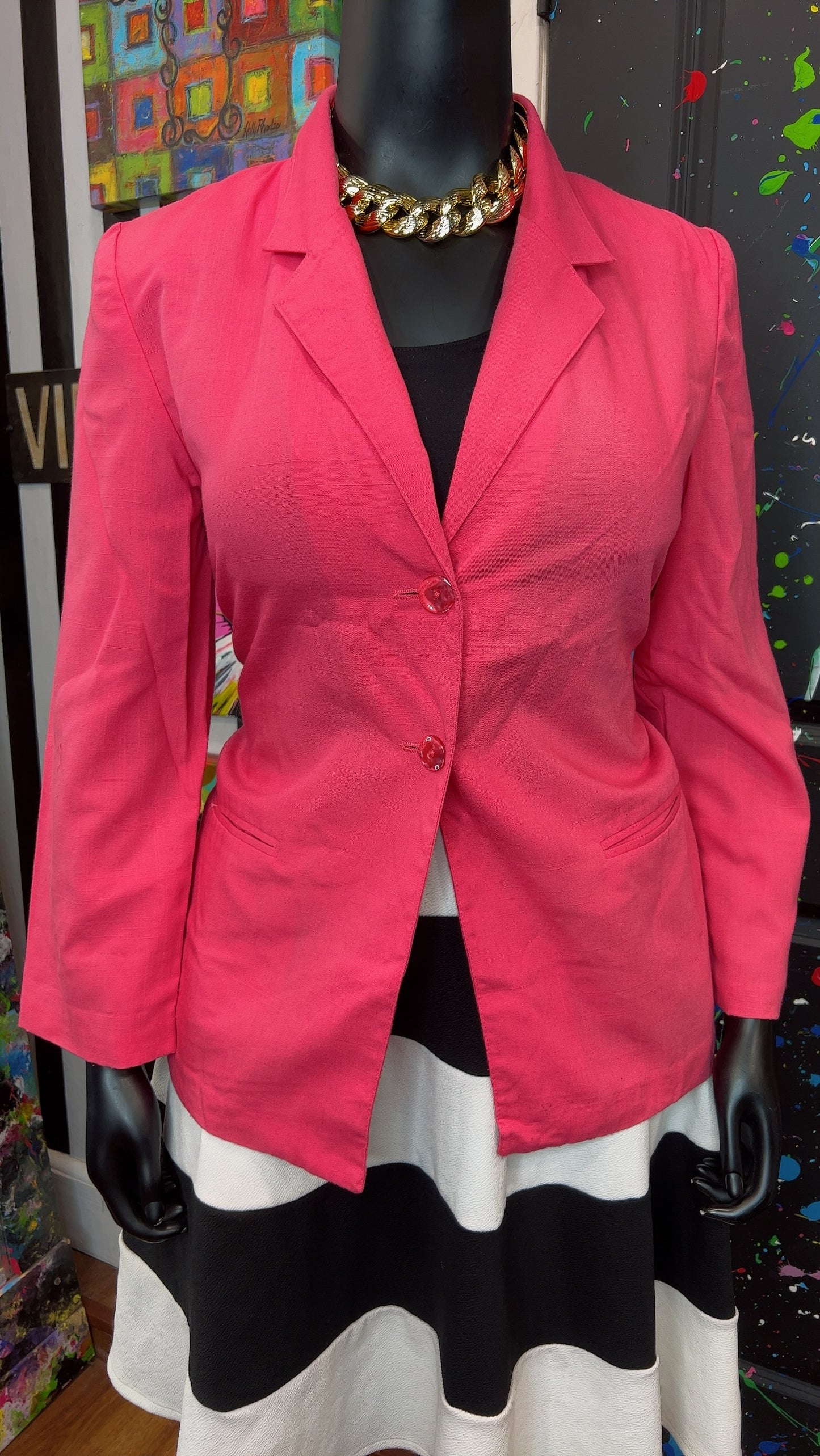 Vintage Pink Blazer (14)