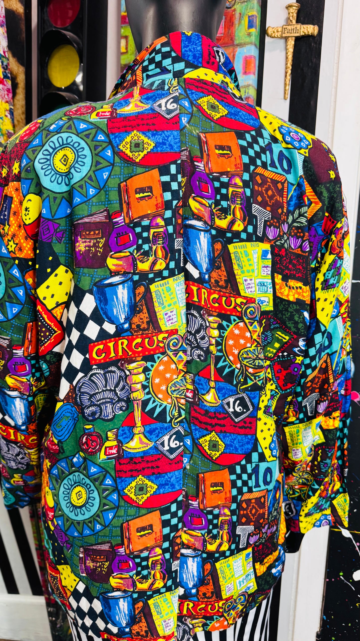 Vintage Rayon Circus Blazer (20)