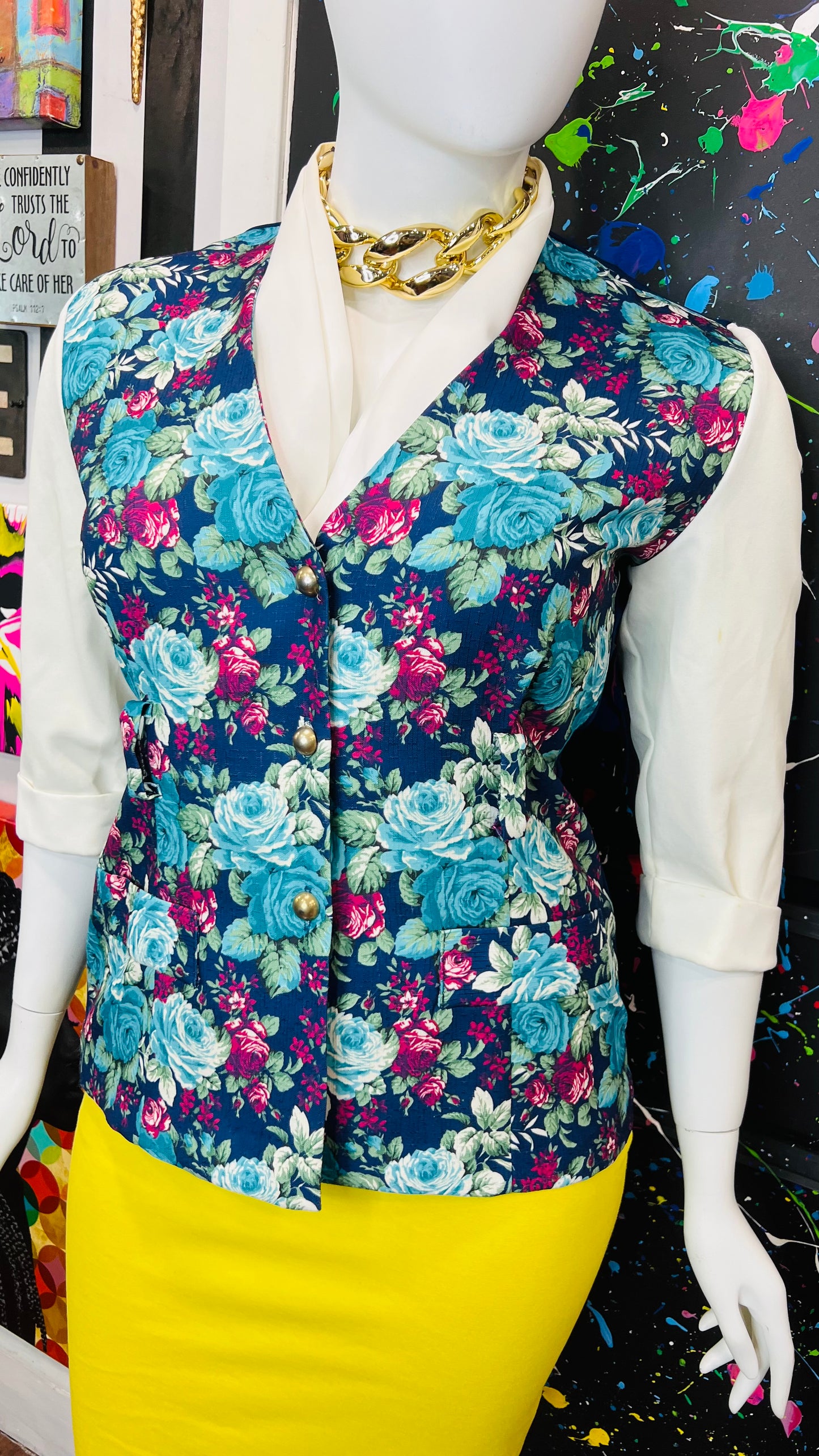 Vintage Floral Blouse (14)