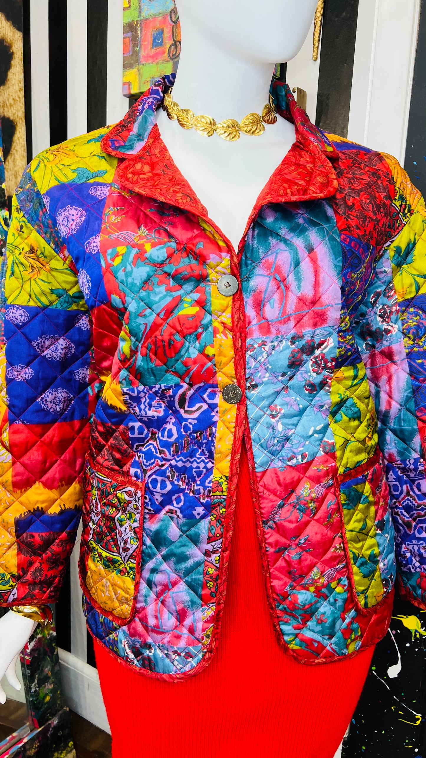 Vintage Patchwork Blazer/Jacket (24)