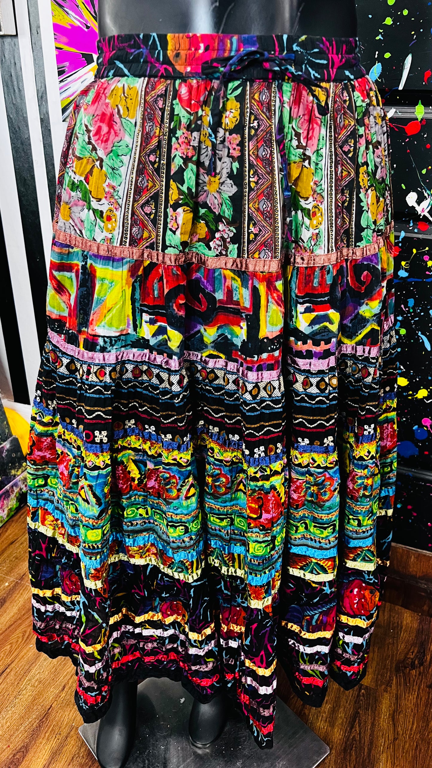 Vintage Patchwork Skirt (16)