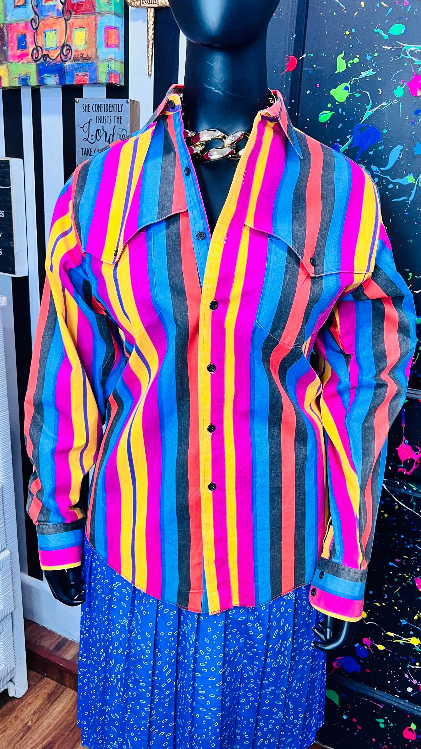 Vintage Wrangler Slighty Distressed Blouse (16)