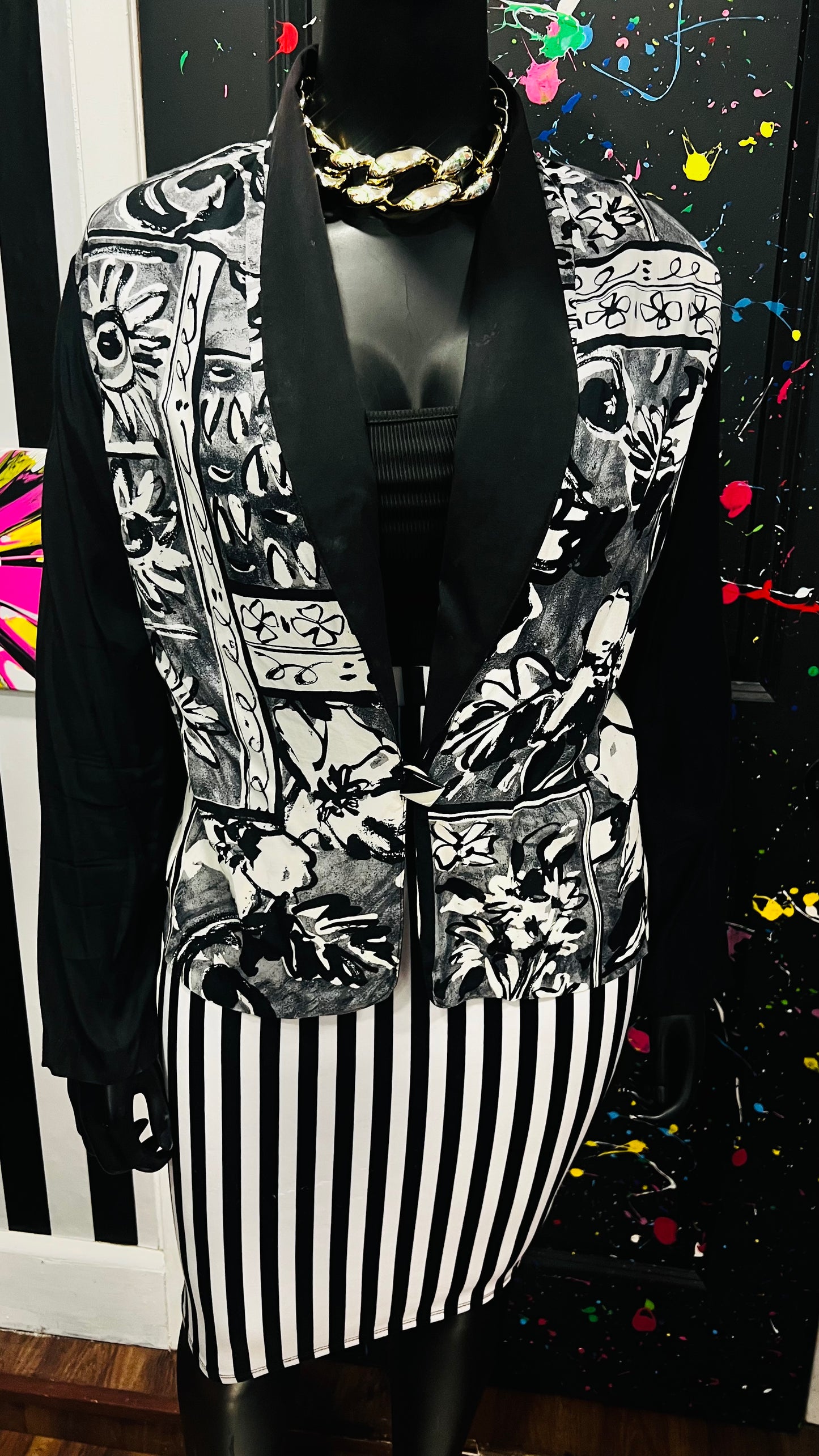 Vintage Rayon Blouse (24W)