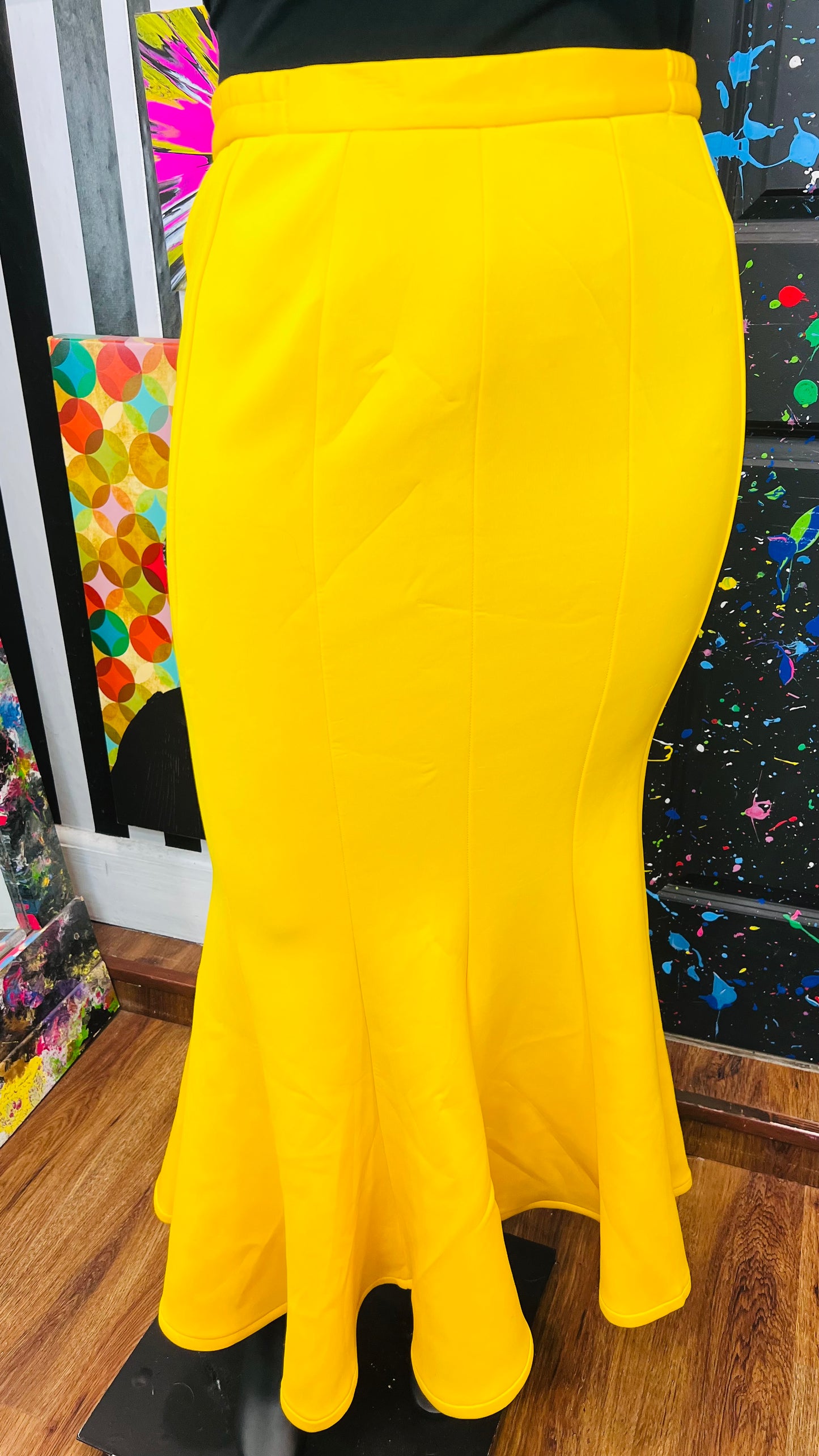 Yellow Mermaid Skirt (16)