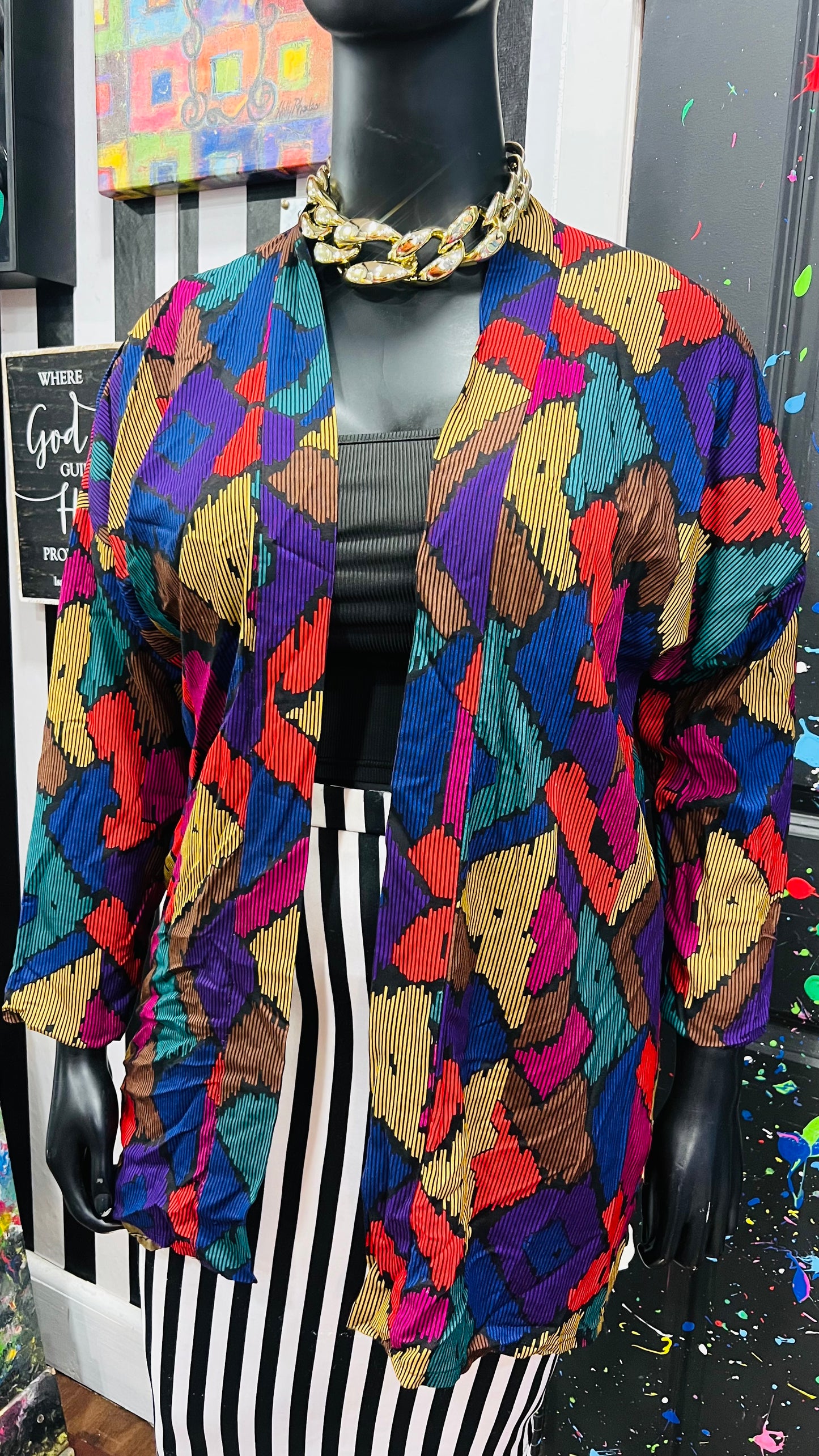 Vintage Abstract Duster (14/16)