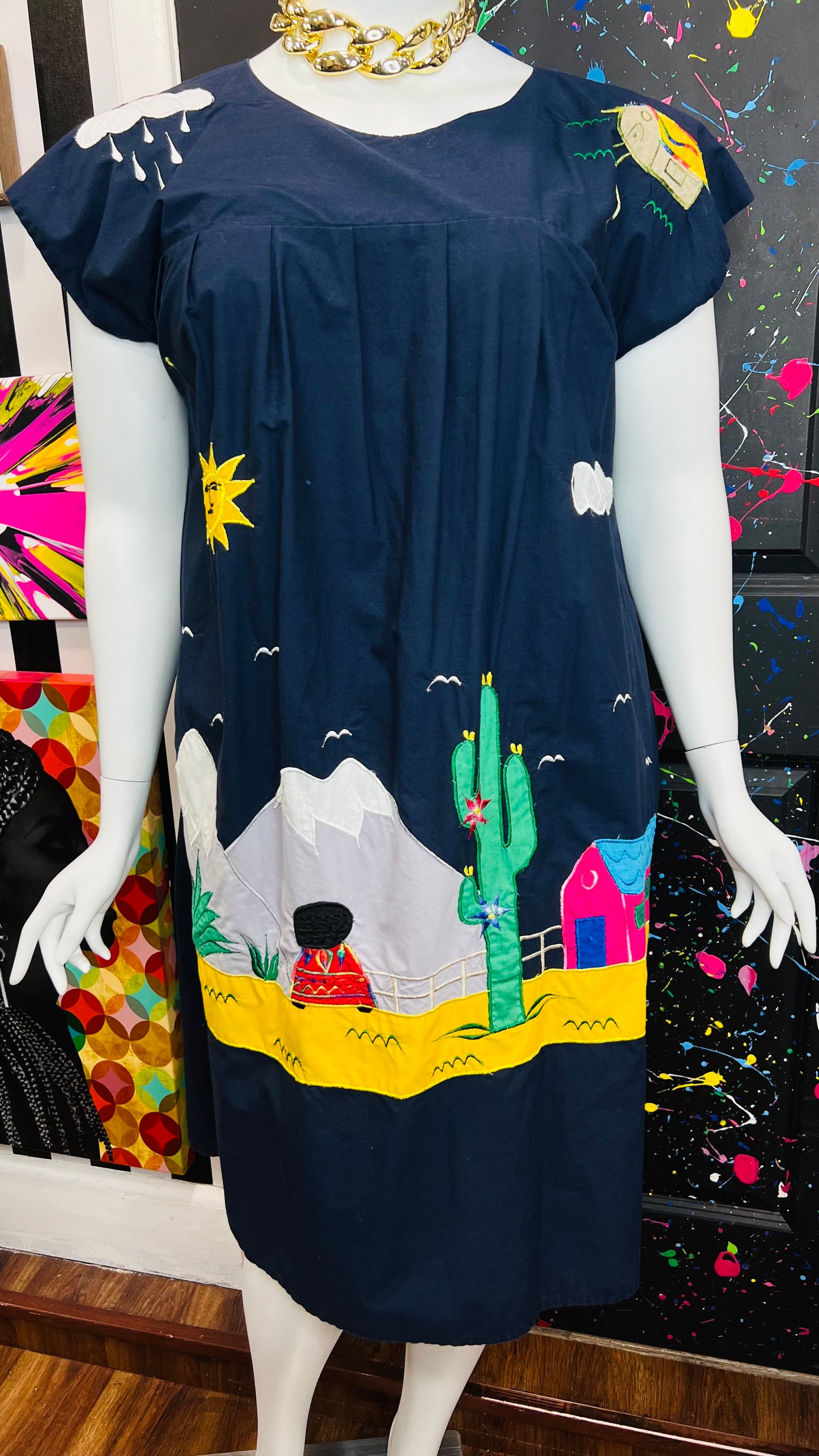 Vintage Novelty House Dress (16)