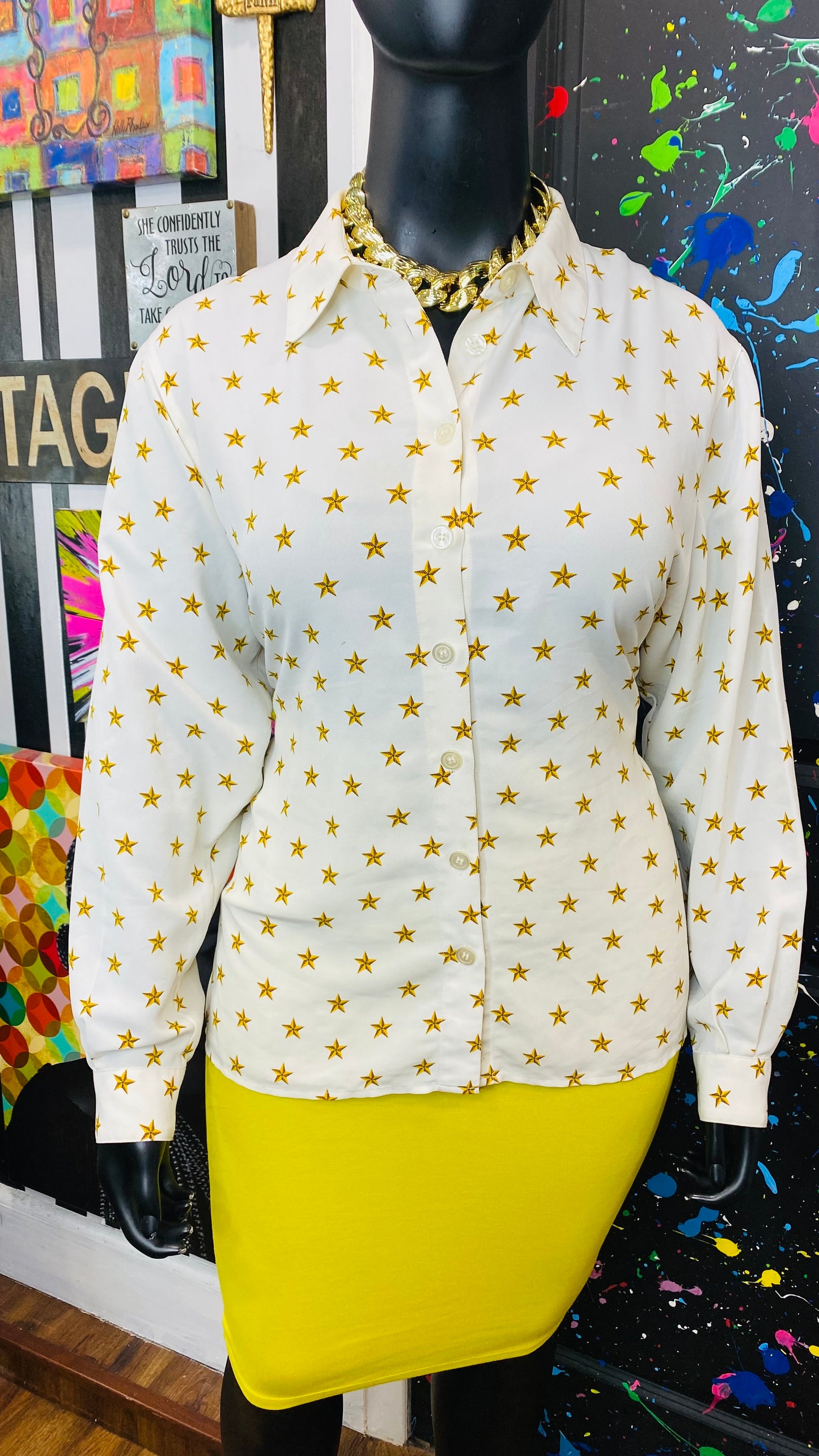 Vintage Stars Blouse (16/18)