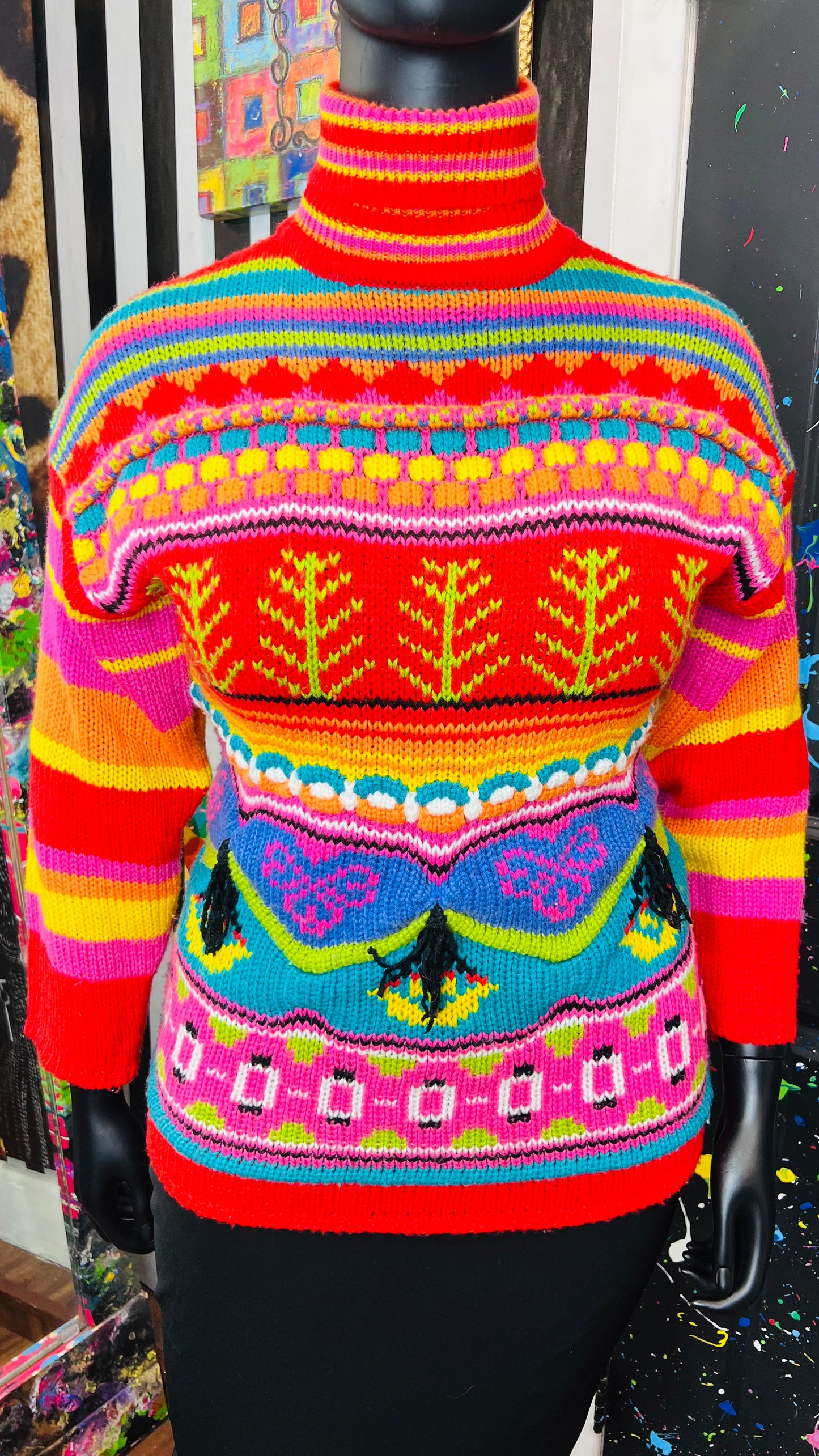 Vintage Knit ‘Step’ Sweater  (16)