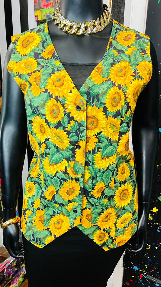 Vintage Sunflower Vest (20)