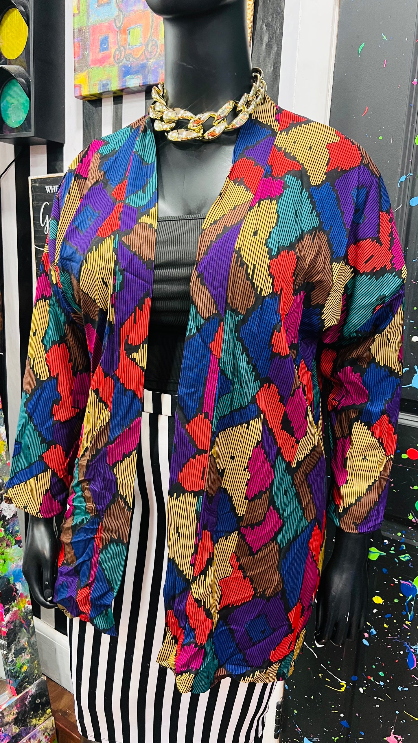 Vintage Abstract Duster (14/16)