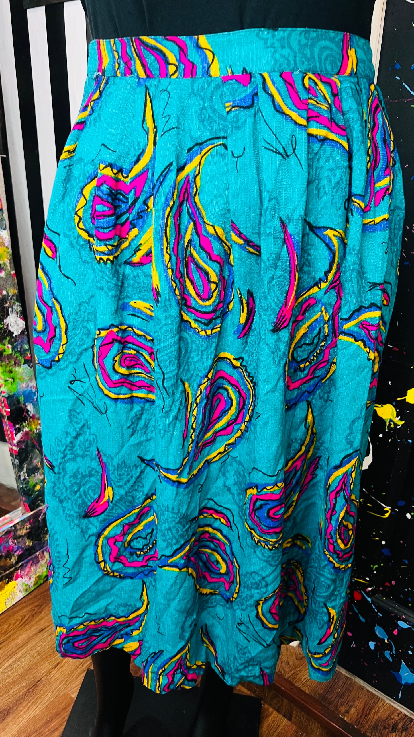 Vintage Abstract Skirt (18)