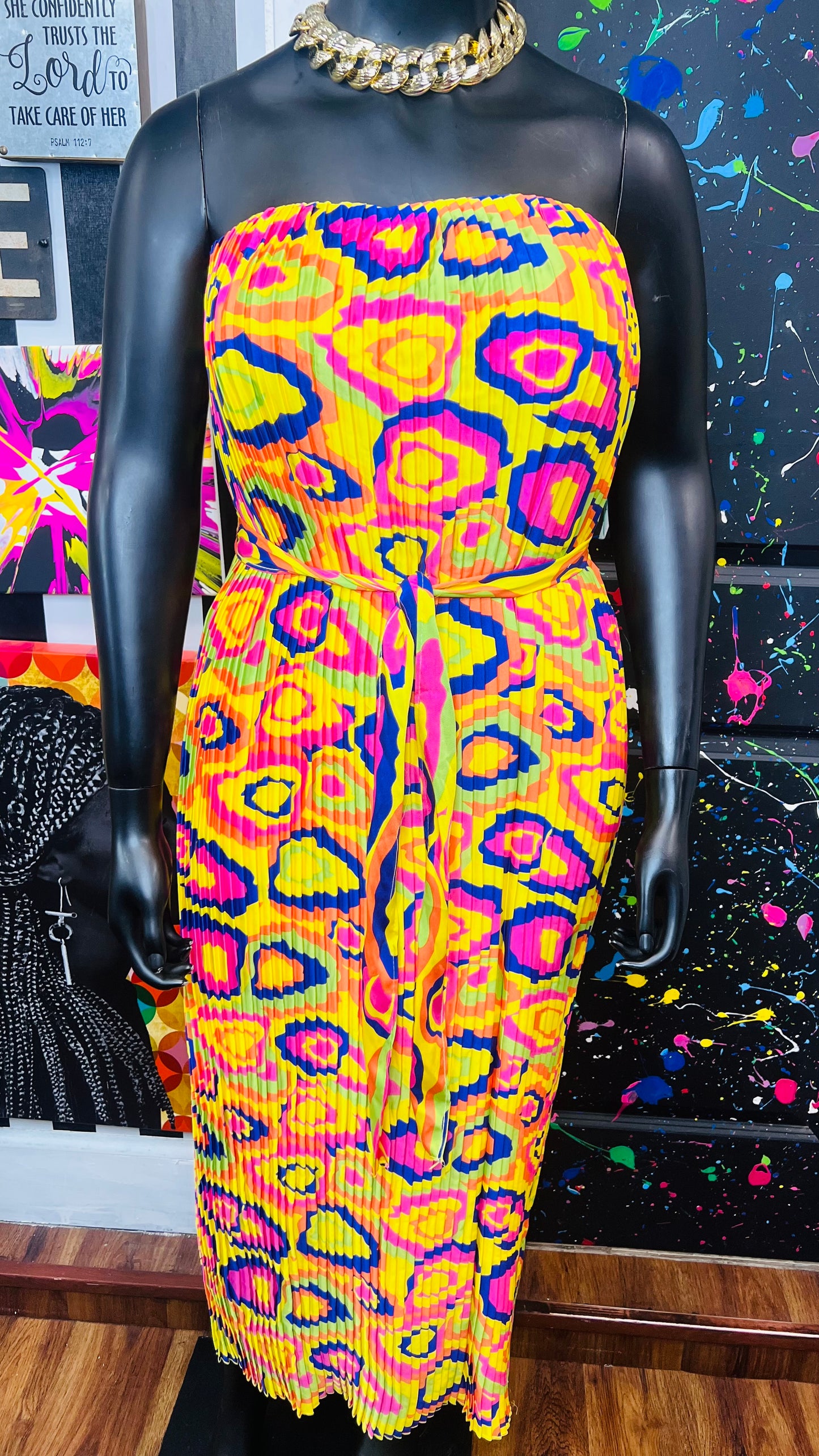 Lane Bryant Accordion Tube Dress -New w/ Tags (22/24)