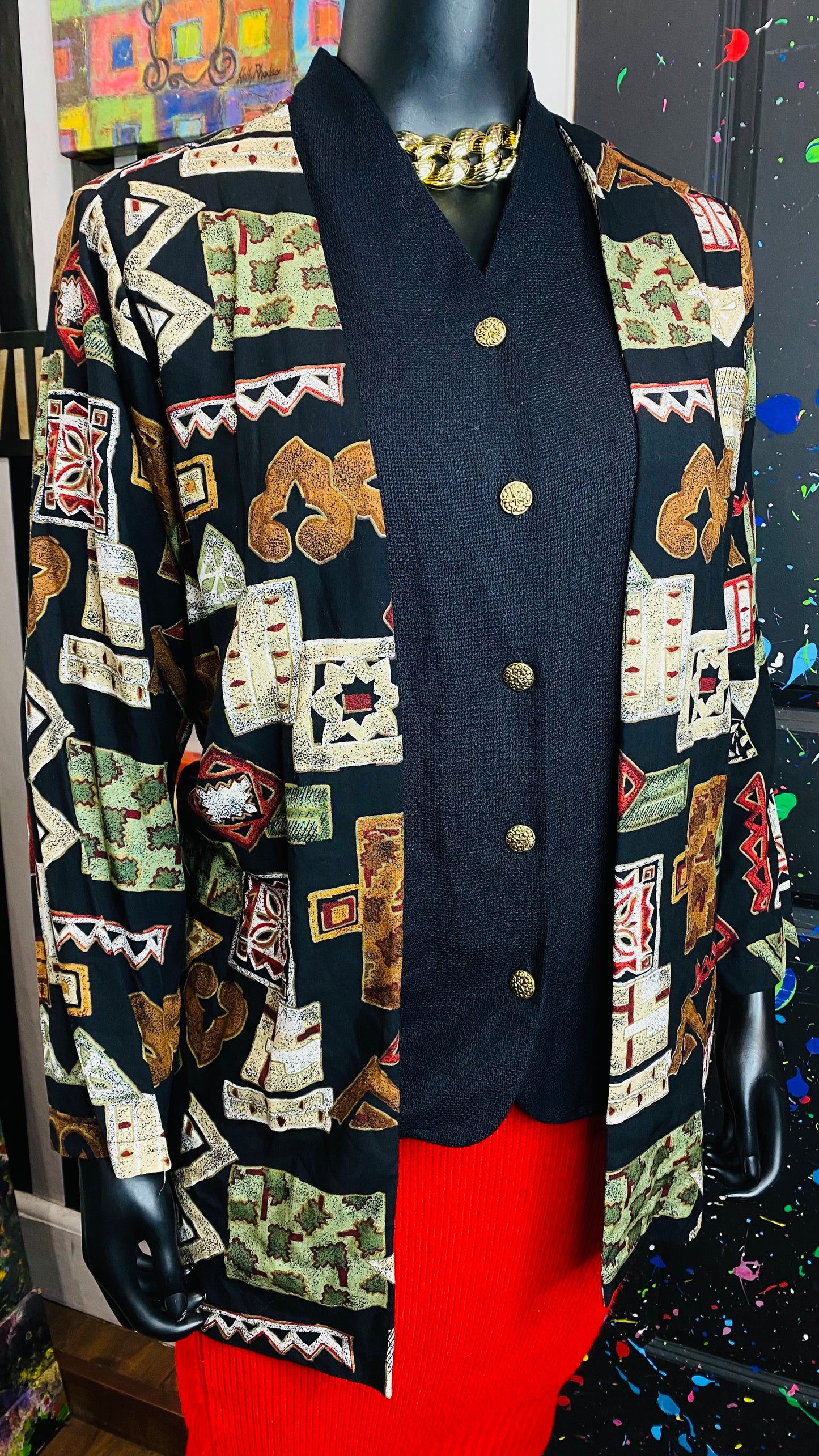 Vintage Vest Blouse (18W)