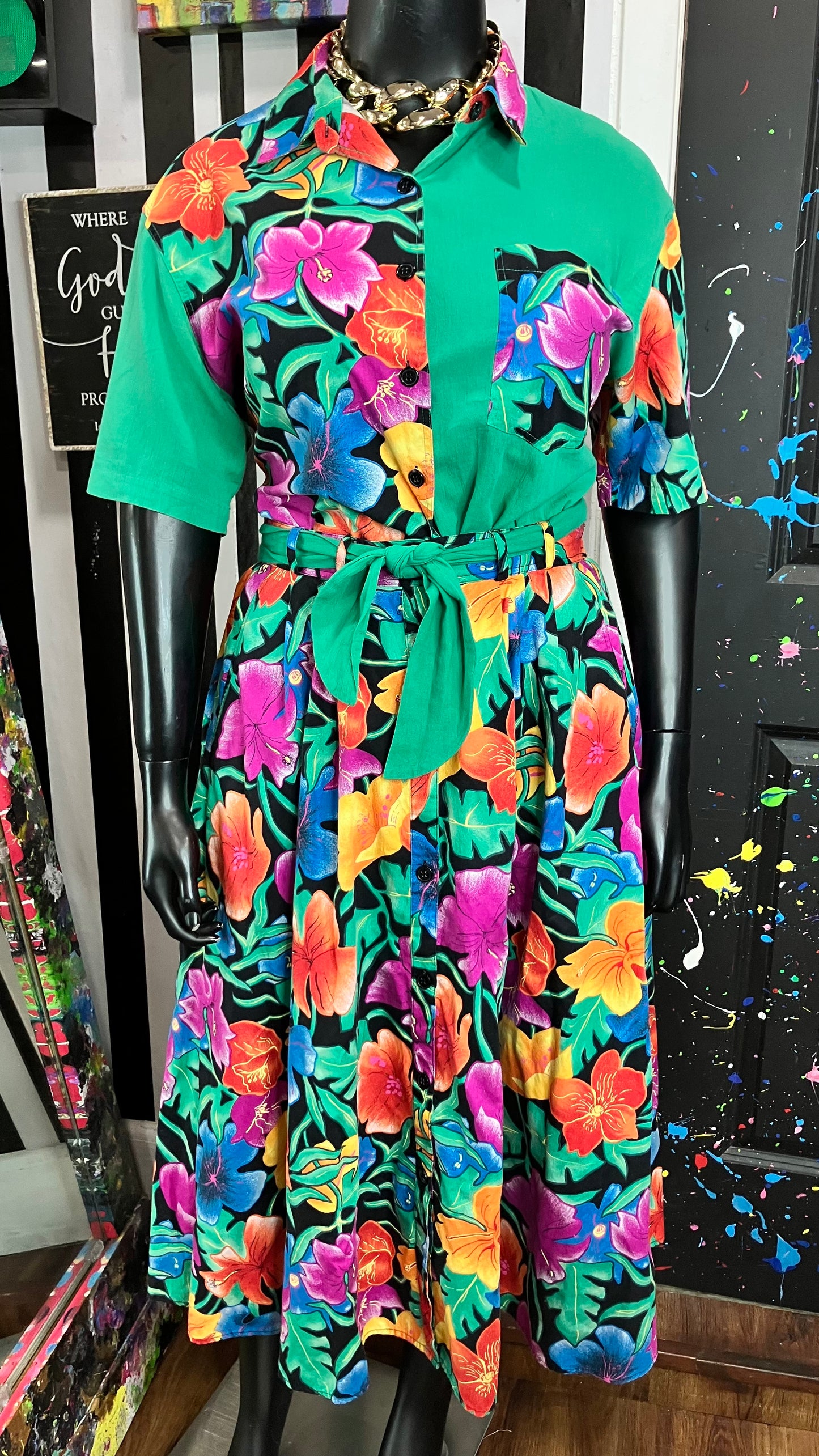 Vintage Cotton Floral Set (16)