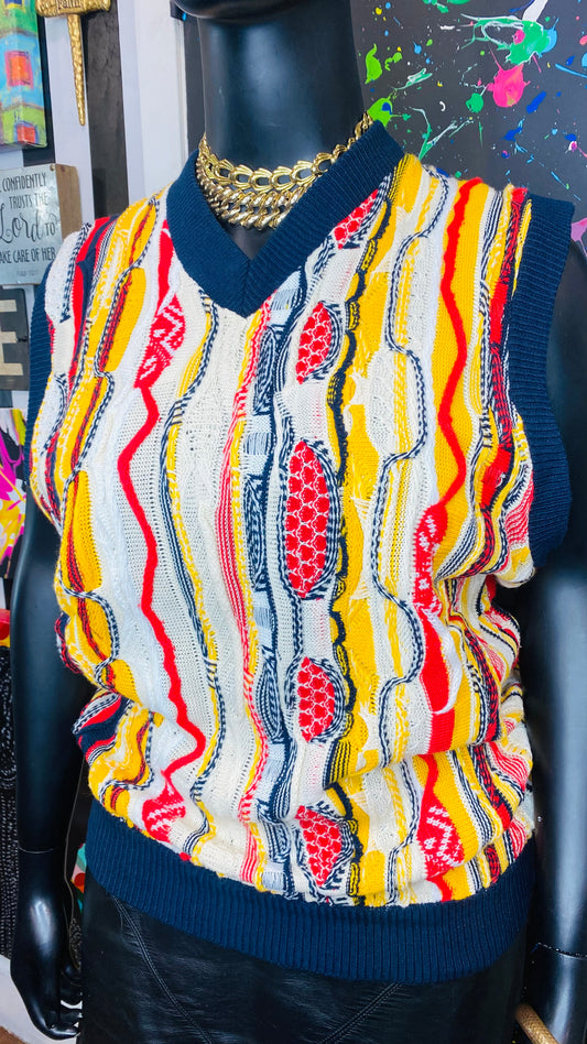 Vintage Deadstock Coogi Style Vest (Two Sizes Available 20 & 22)