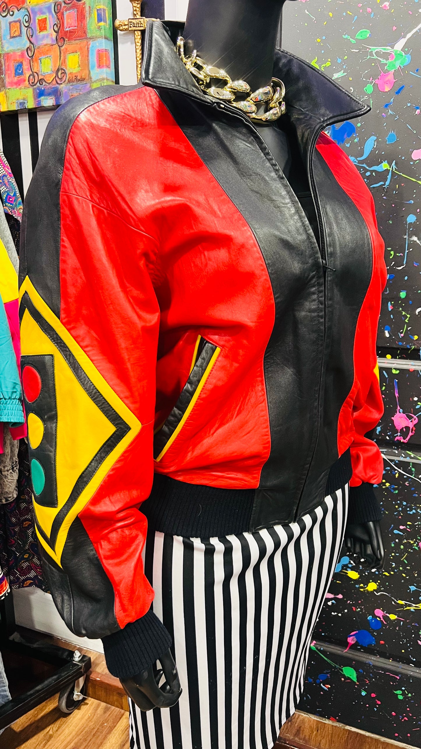 Vintage Genuine Leather *BUTTERY SOFT* Stop Light Jacket (18) *KC