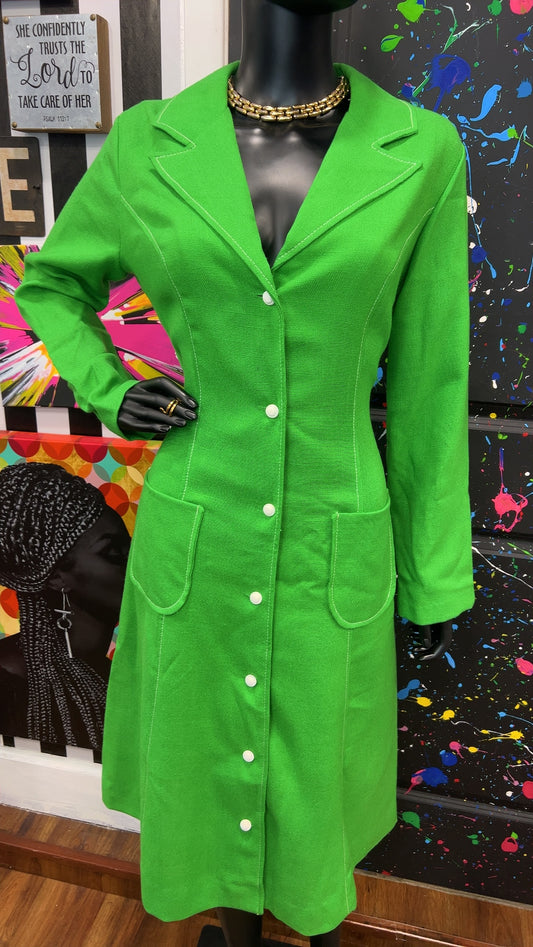 Vintage 70’s Lillian Russell Dress (16) Fits like a modern size 12