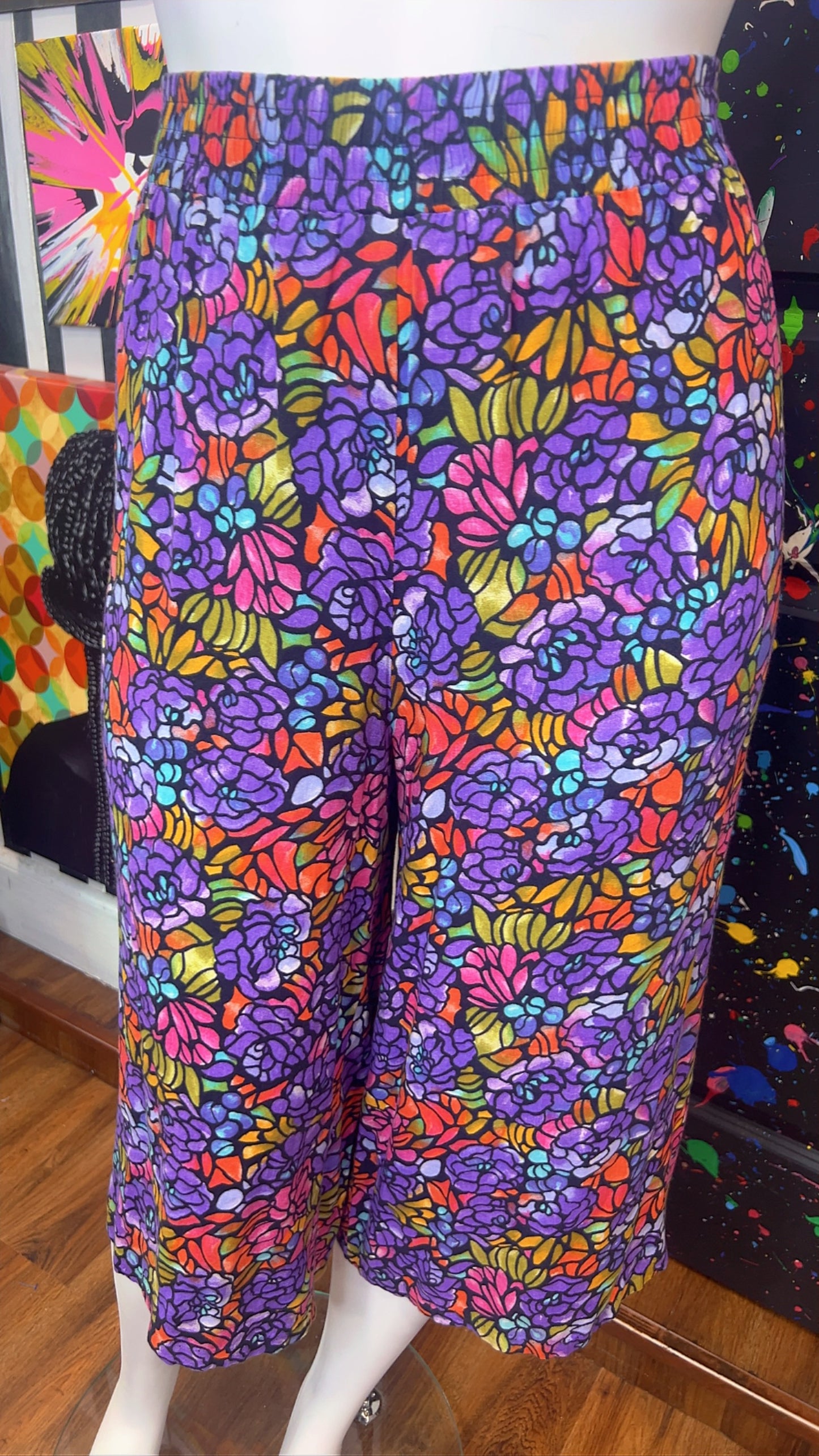 Vintage Floral Gauchos (20W)