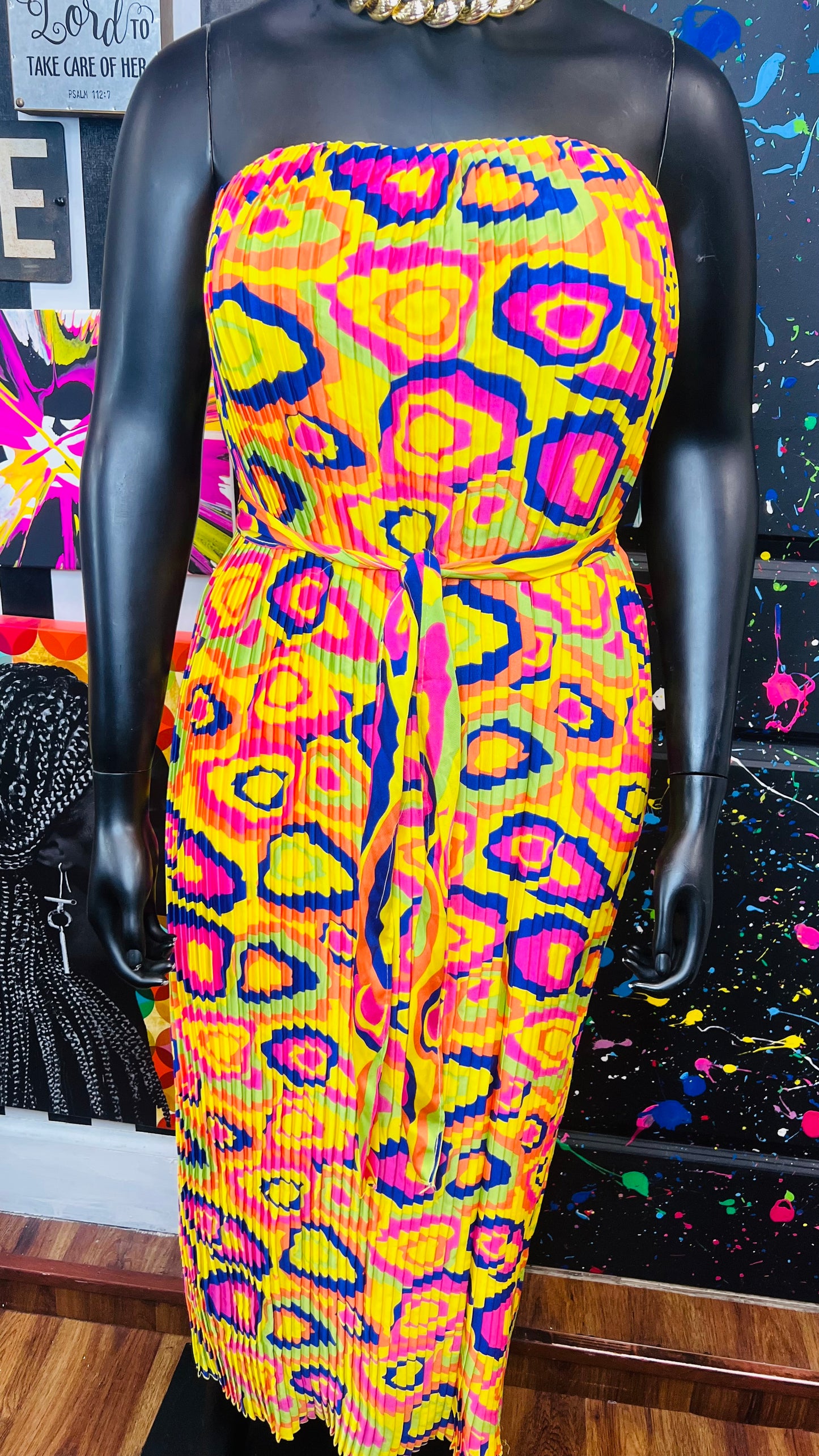 Lane Bryant Accordion Tube Dress -New w/ Tags (22/24)