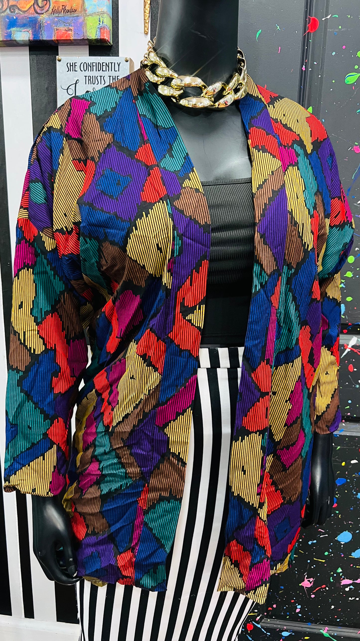 Vintage Abstract Duster (14/16)