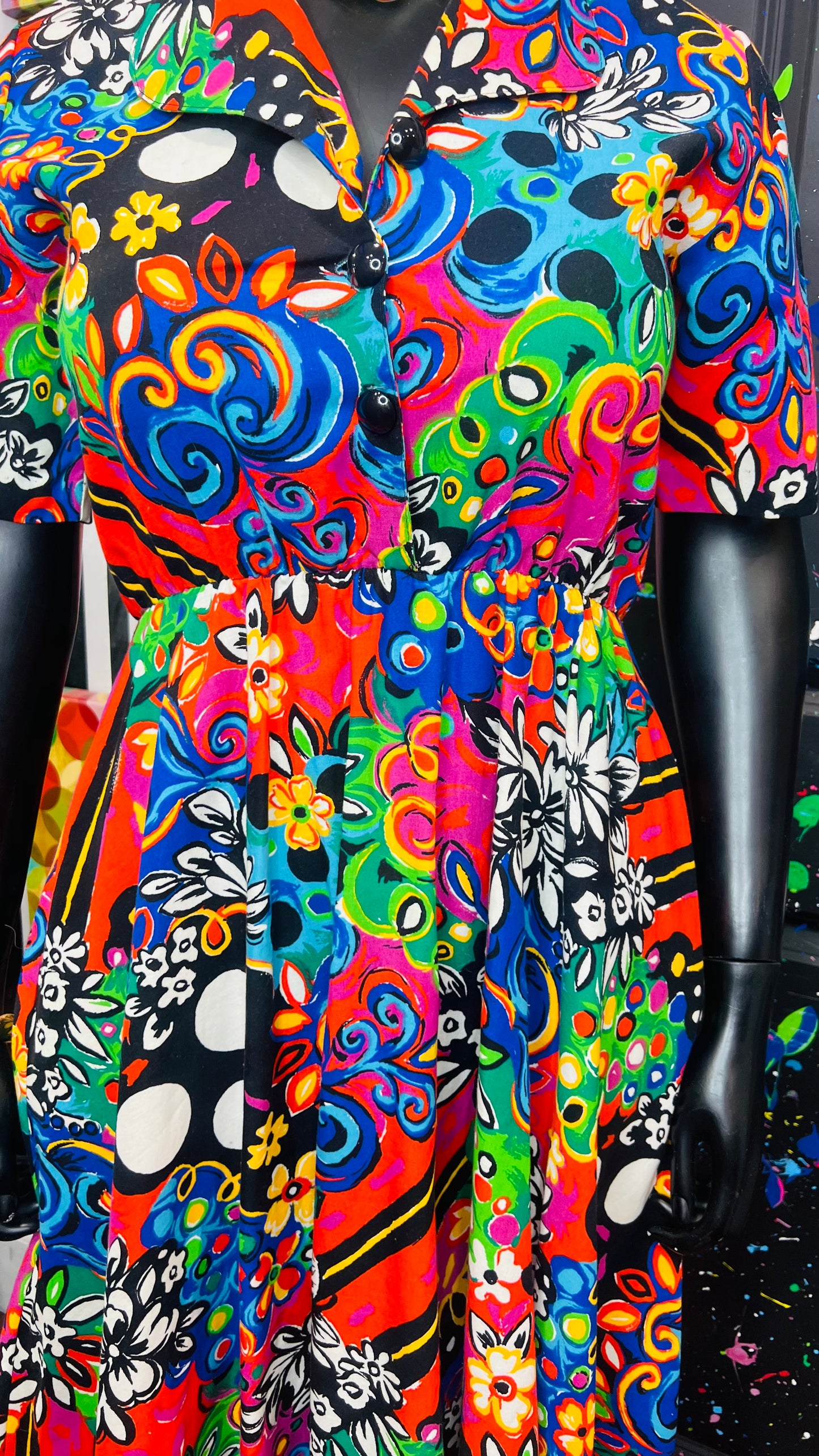 Vintage Abstract 80’s/90’s Dress (12)
