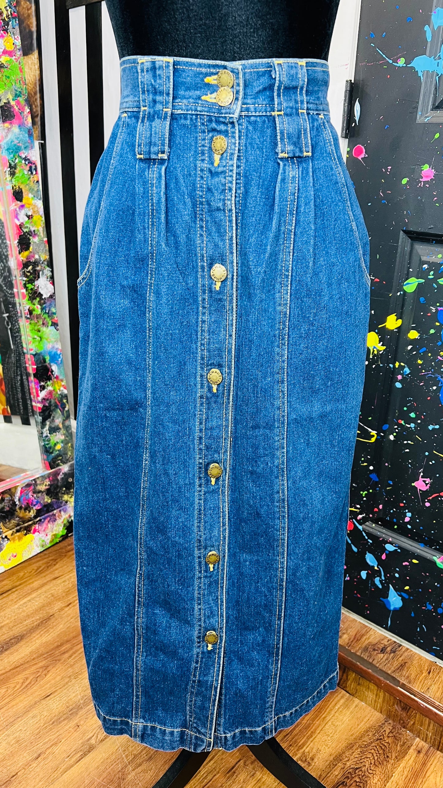 Vintage Denim Skirt (12)