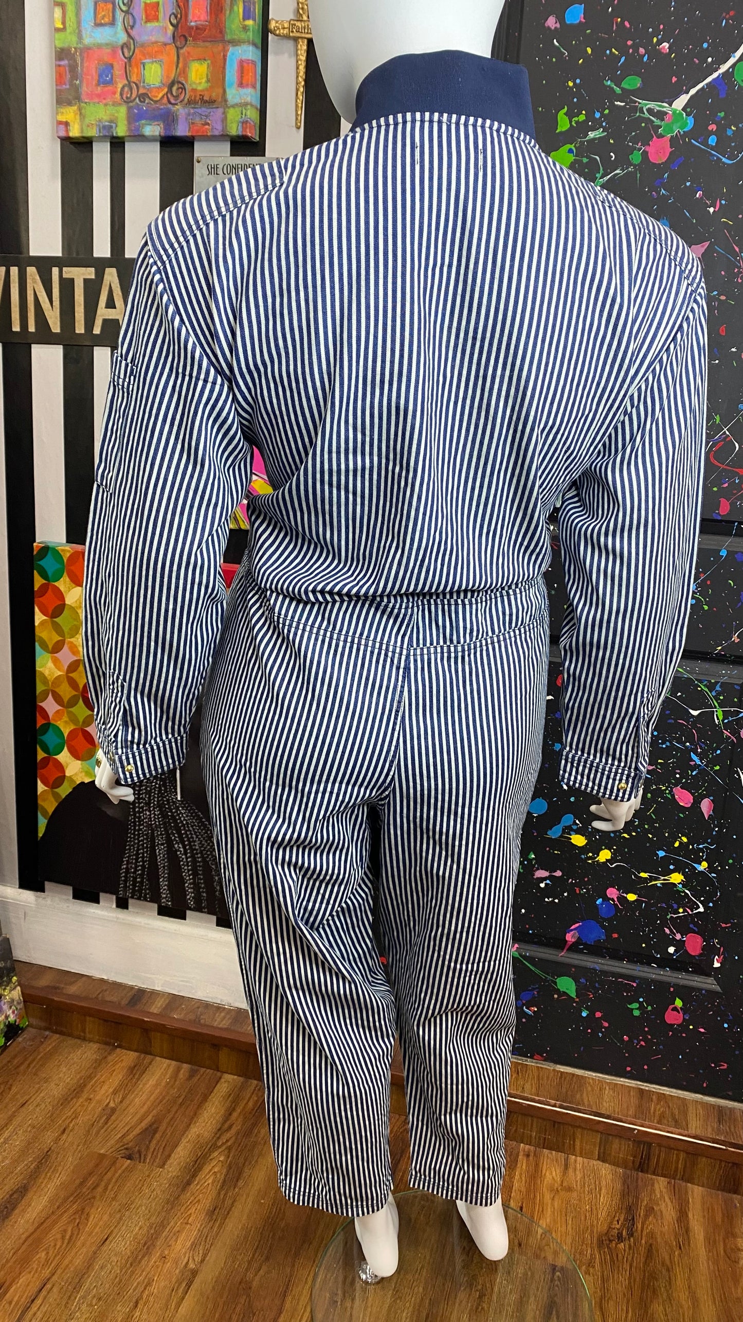 Pin Striped AirForce Jumpsuit (14)