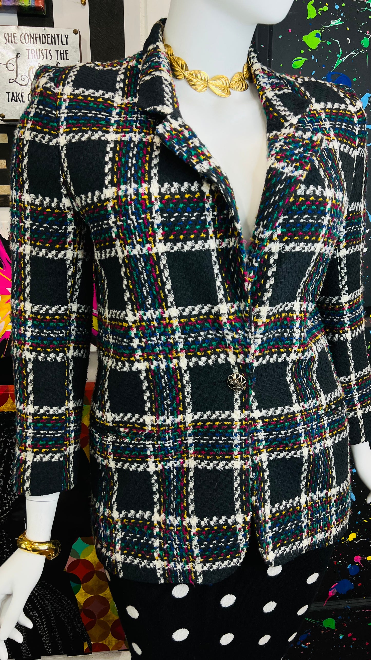 Vintage Plaid Blazer (16)