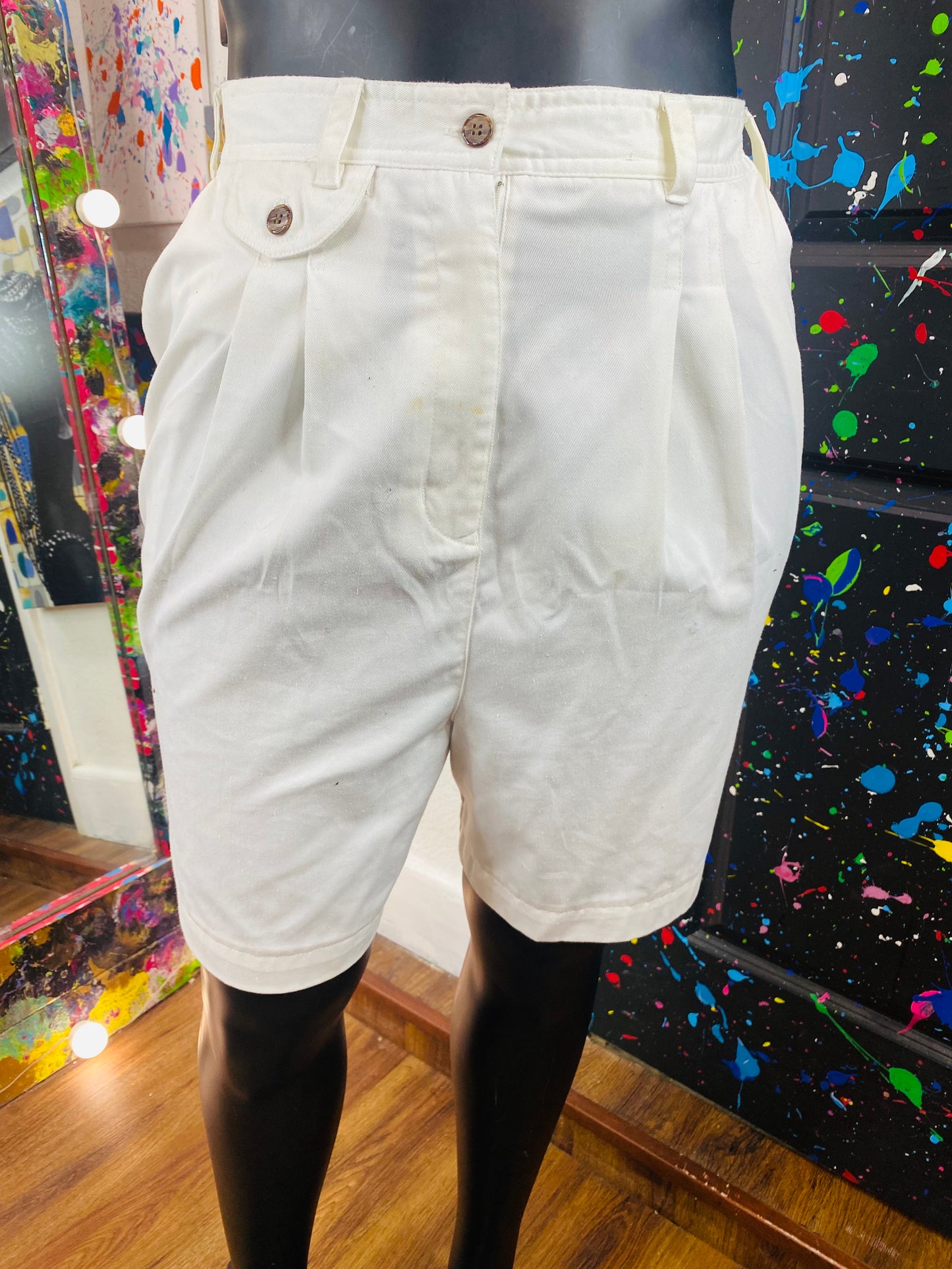 Vintage White Shorts