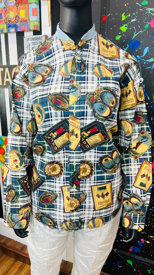 Vintage Tommy Hilfiger Nautical Long Sleeve Blouse (18)