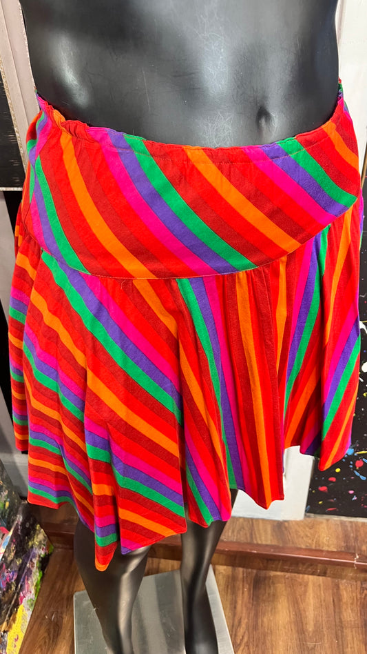 Vintage Rainbow ‘Life Savers’ Skirt (12)