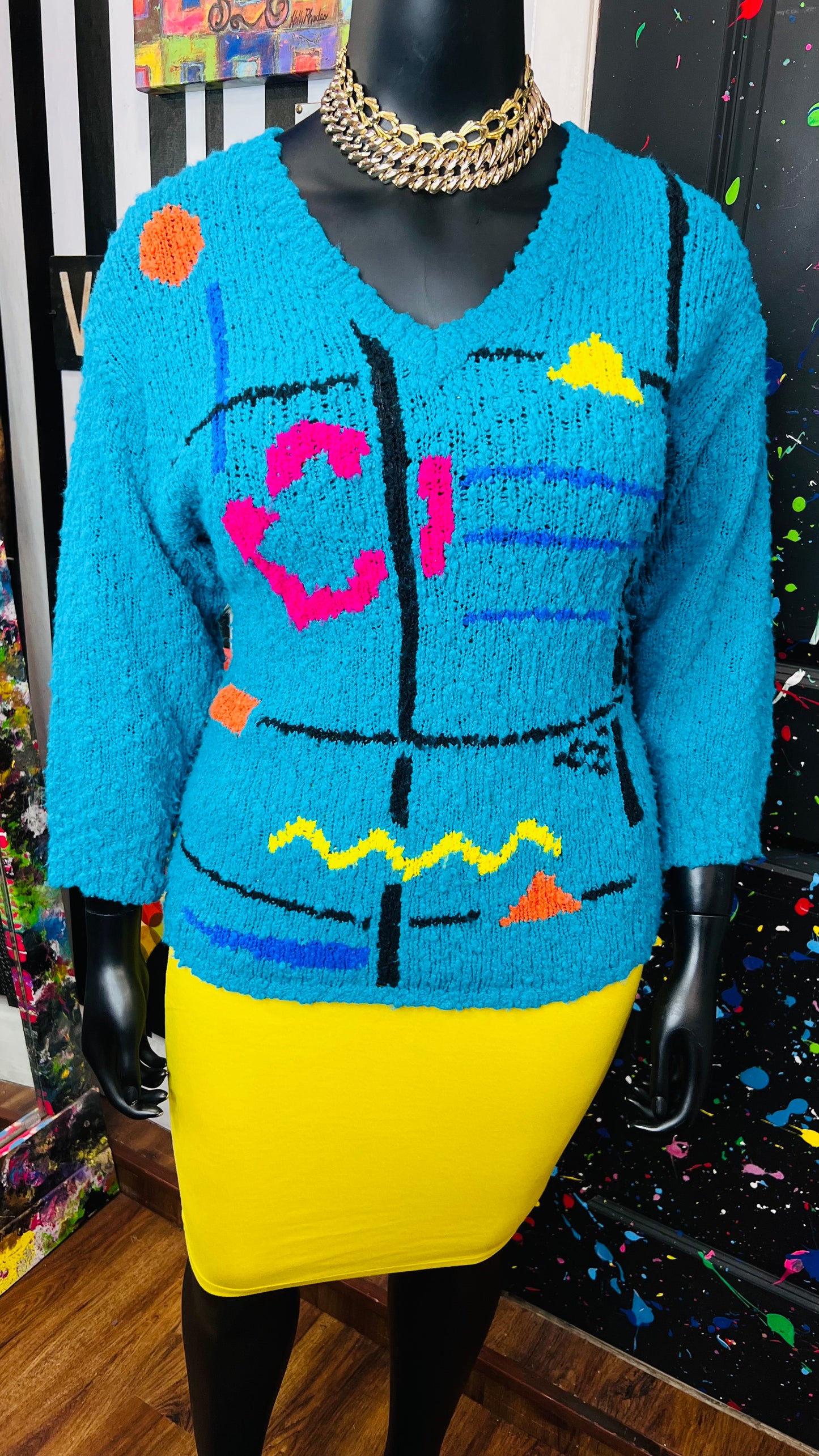 Vintage Knit Sweater 80’s (20/22)