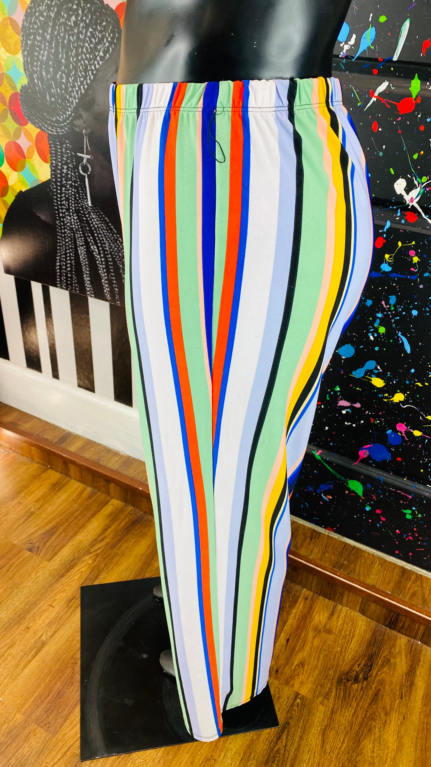 Mod/X Colorful Striped Pants