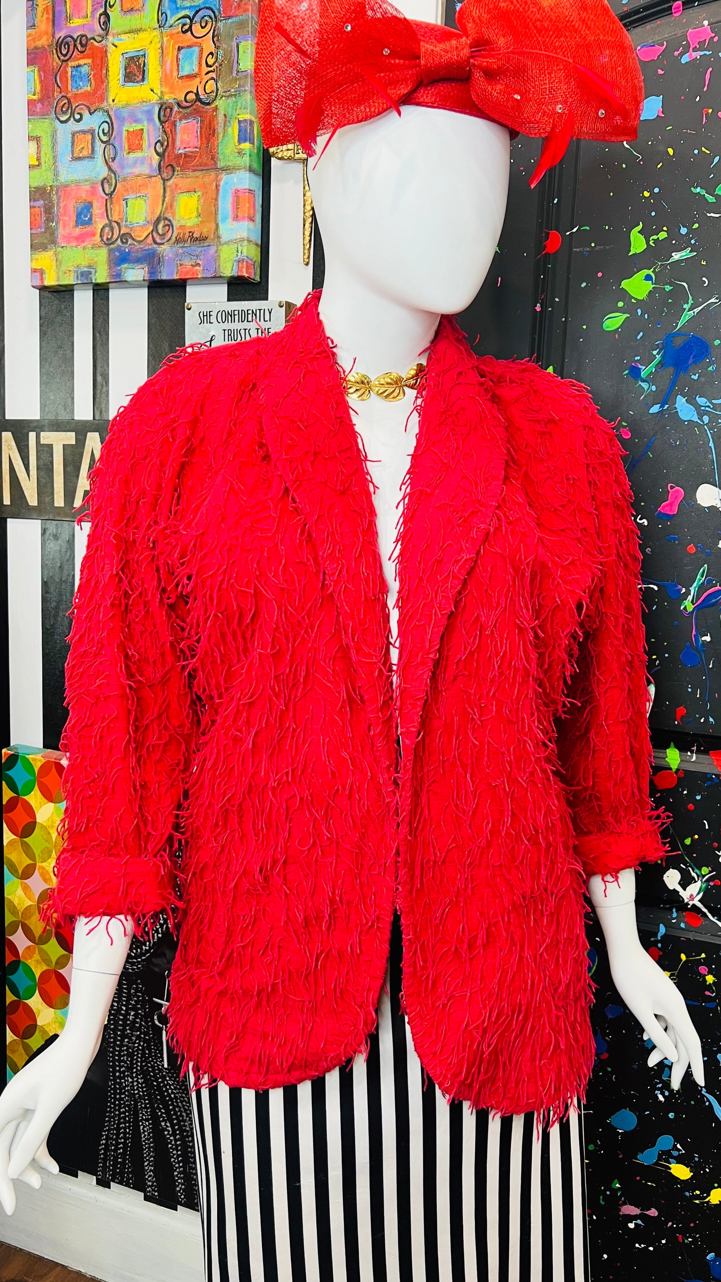 Vintage Shaggy Open Blazer (18)