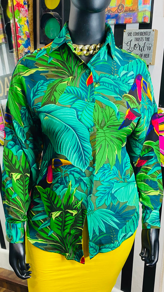 Vintage Silk Ellen Tracey Blouse (20)