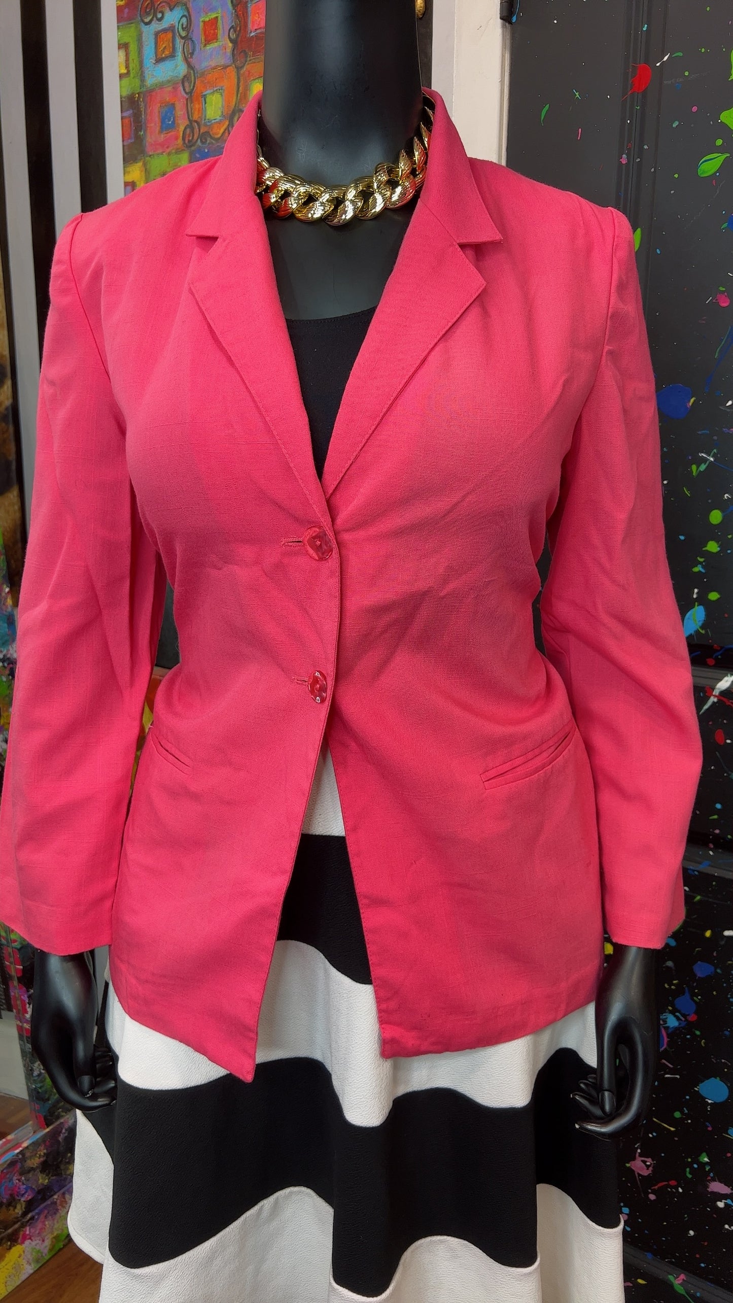 Vintage Pink Blazer (14)