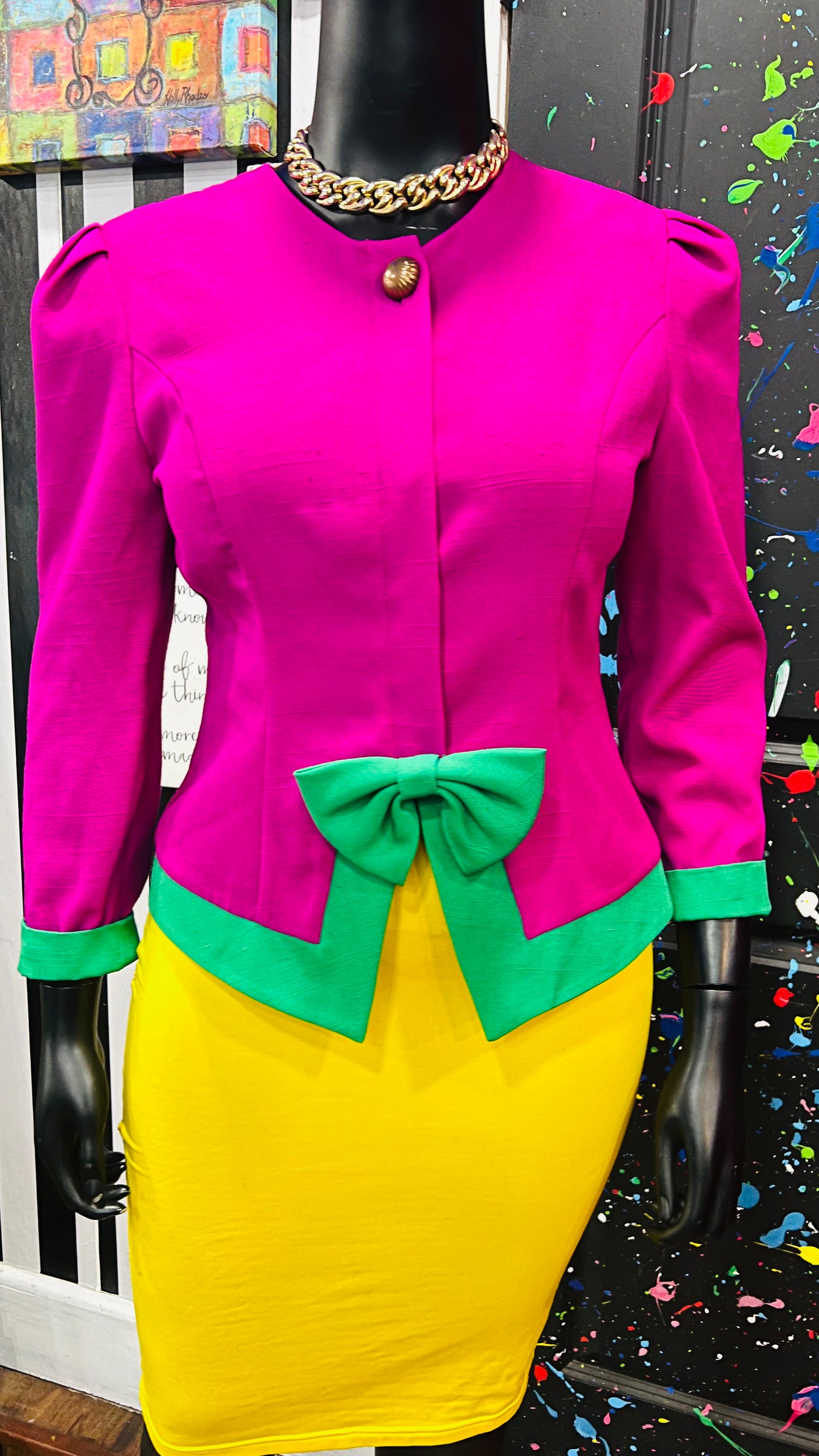 Vintage ‘Bow’ Blouse (14)
