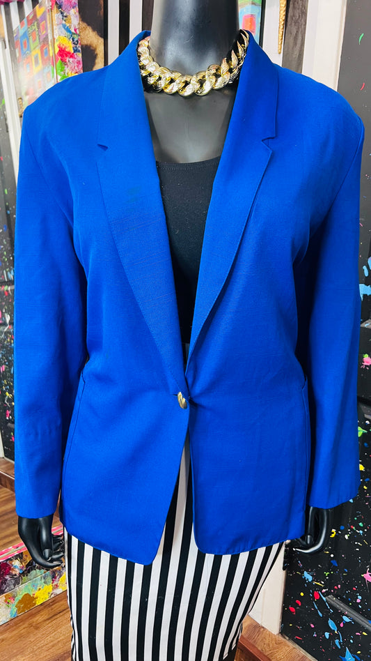 Vintage Blue Blazer (26W)