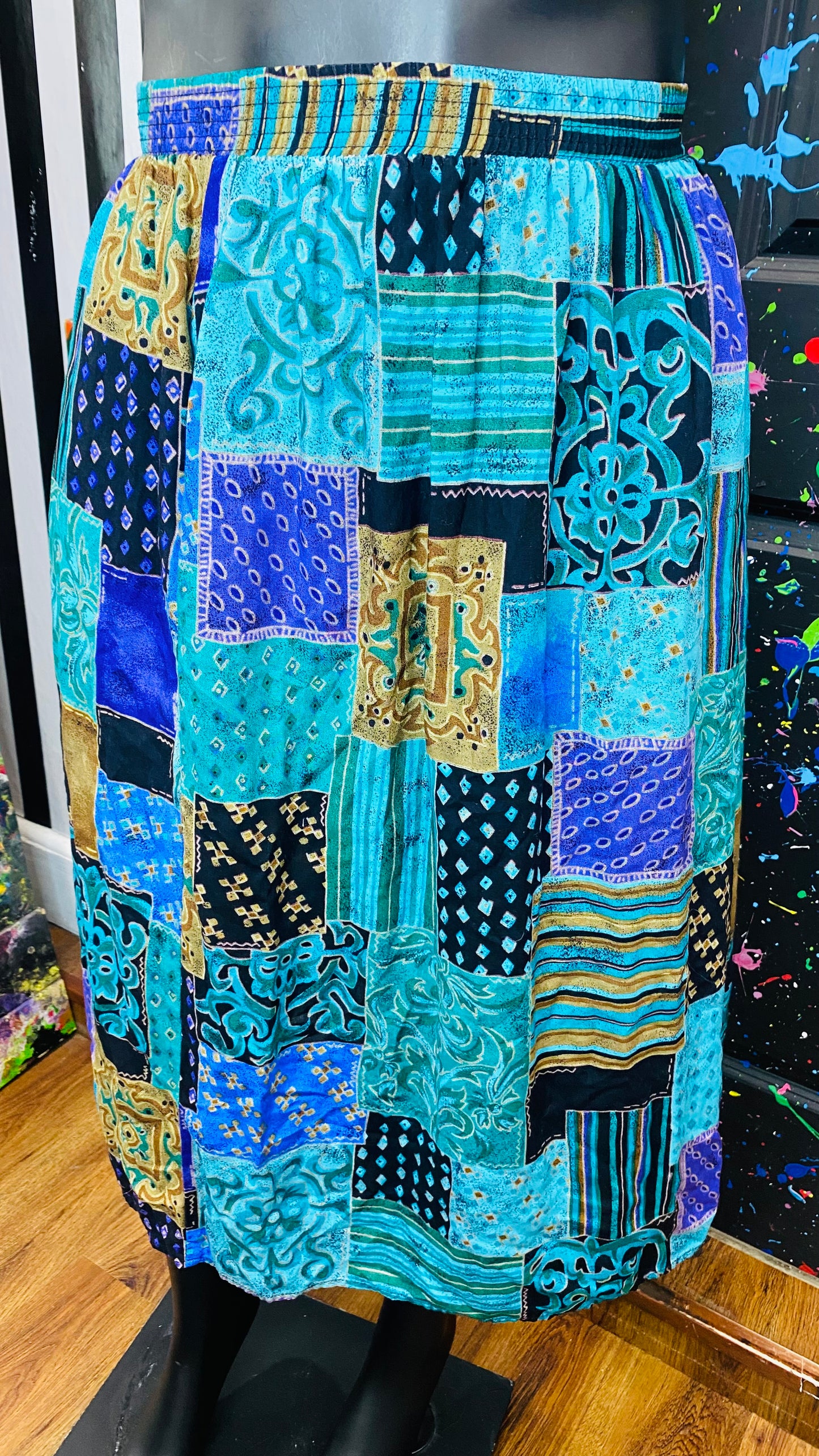 Vintage Rayon Skirt (16/18)