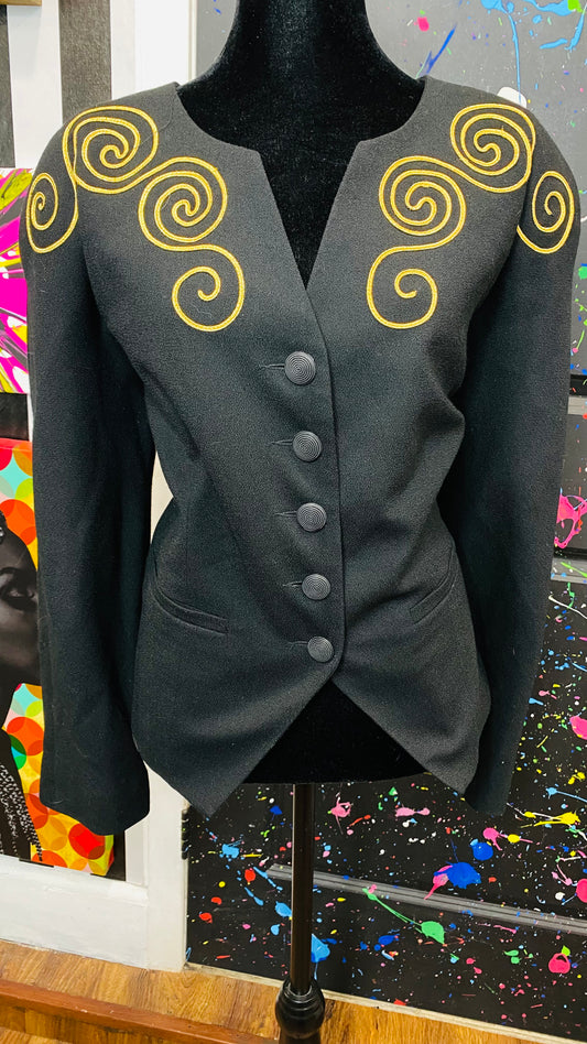 Vintage Embroidered Blazer (12)
