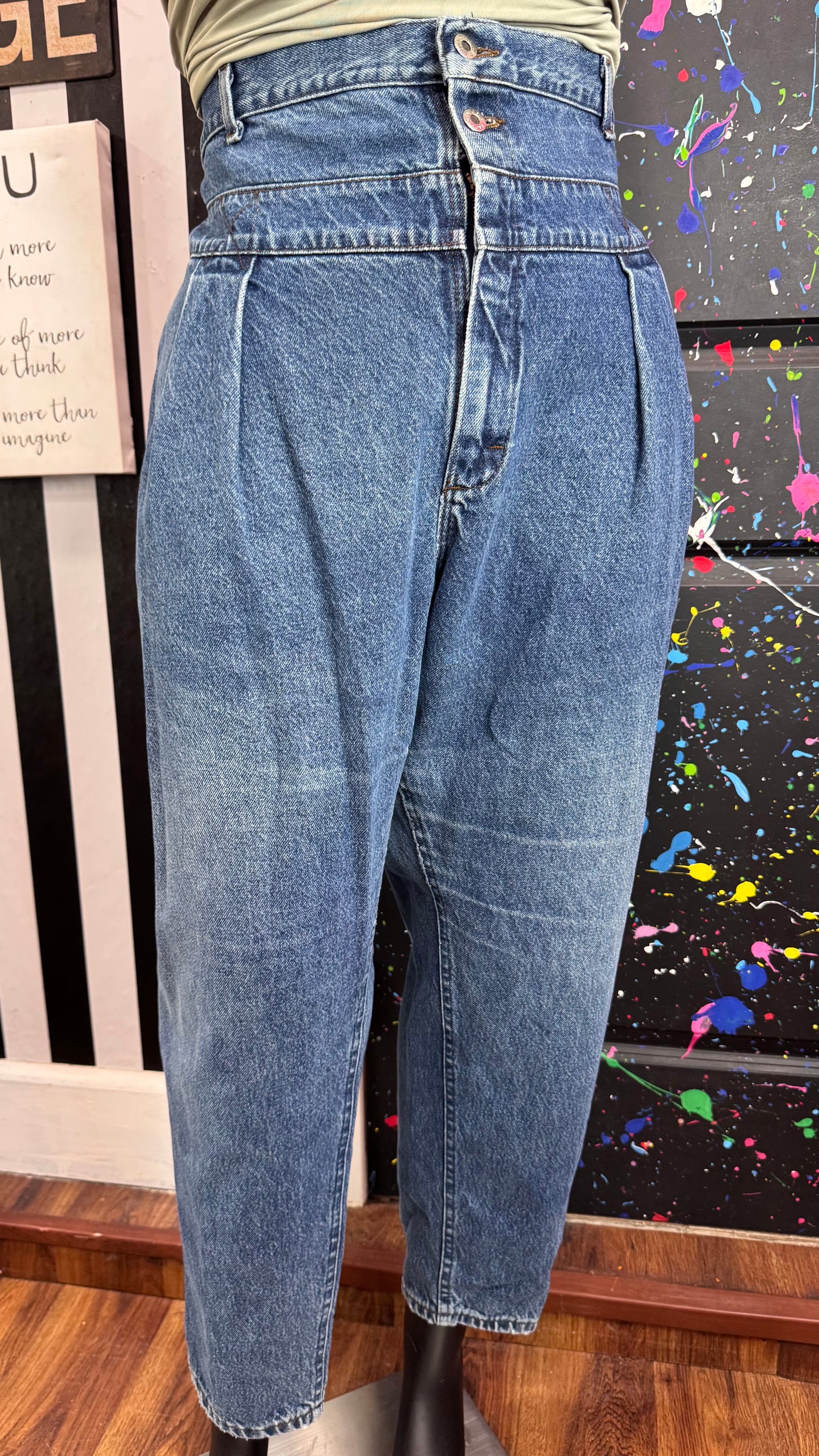 Vintage High Waist Jeans (16/18)