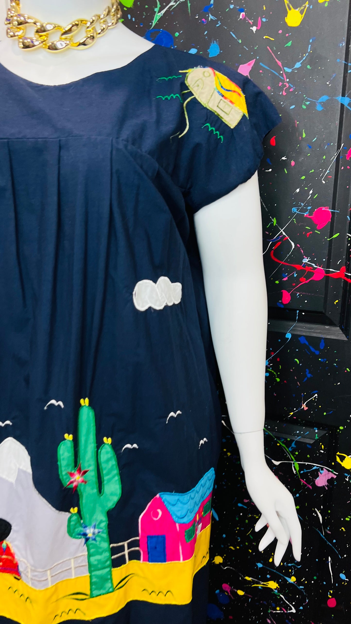 Vintage Novelty House Dress (16)